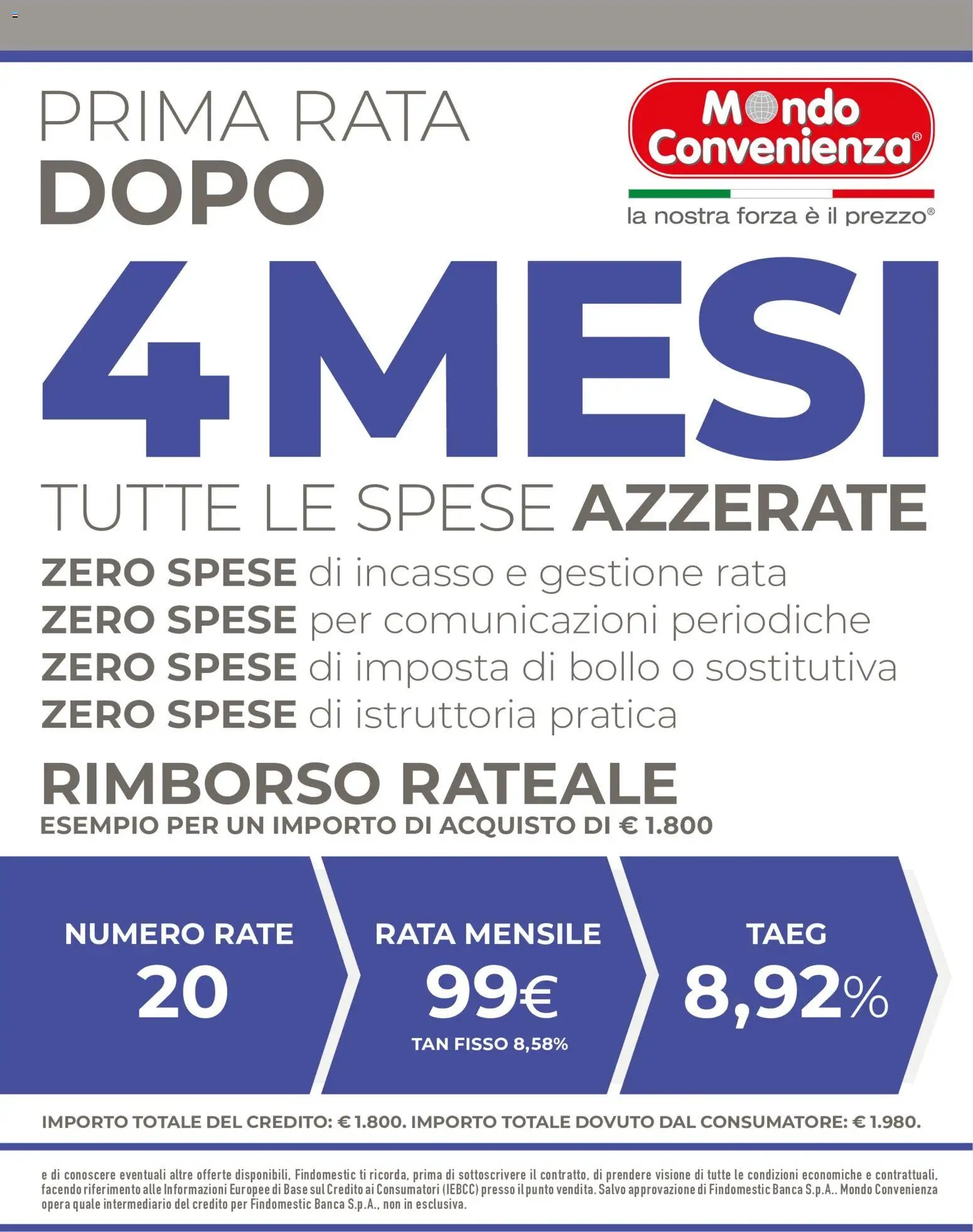 Mondo Convenienza volantino dal 01/07/2026 Mondo Convenienza volantino