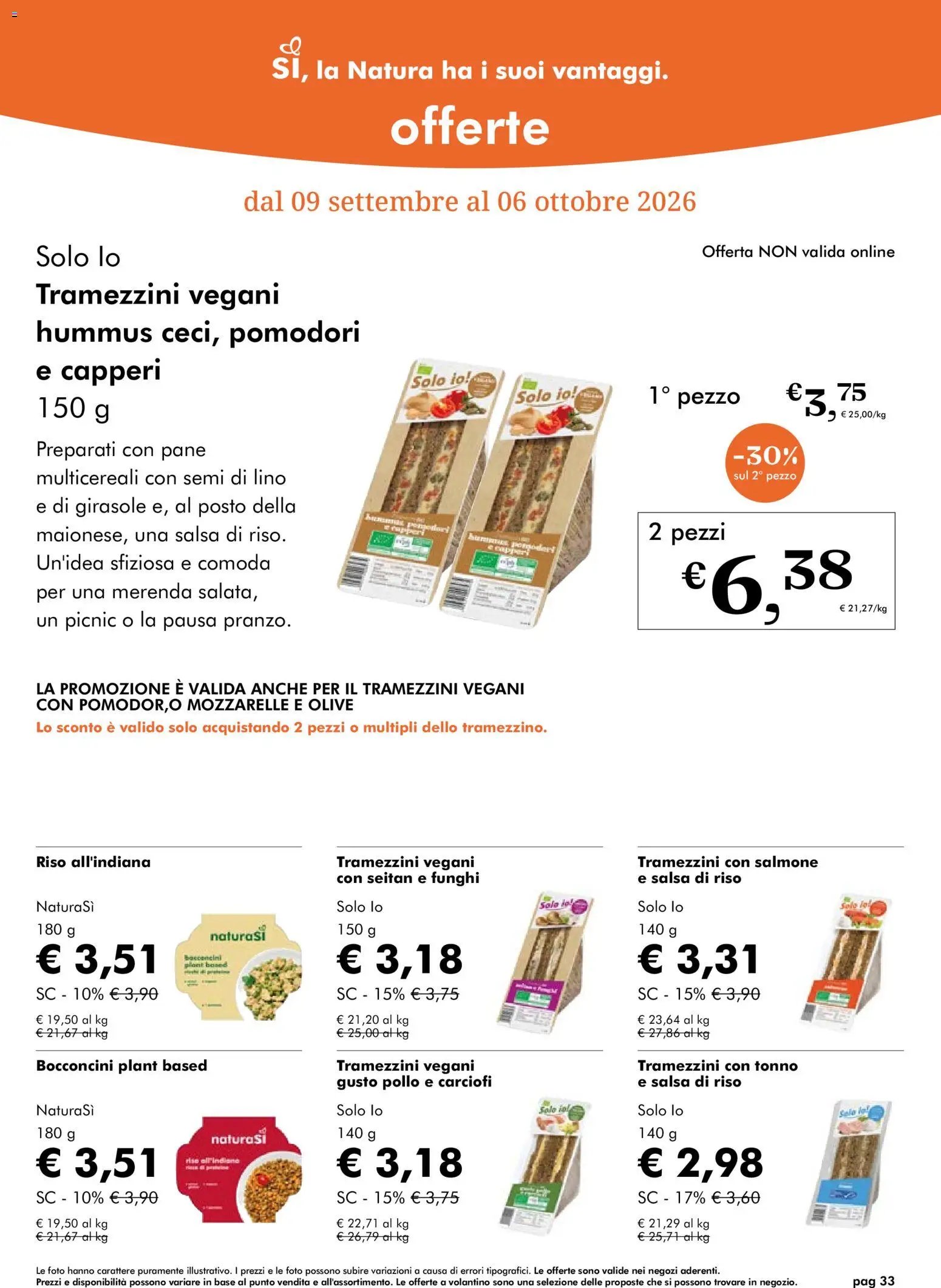 Natura Sì volantino dal 09/09/2026 Natura Sì volantino