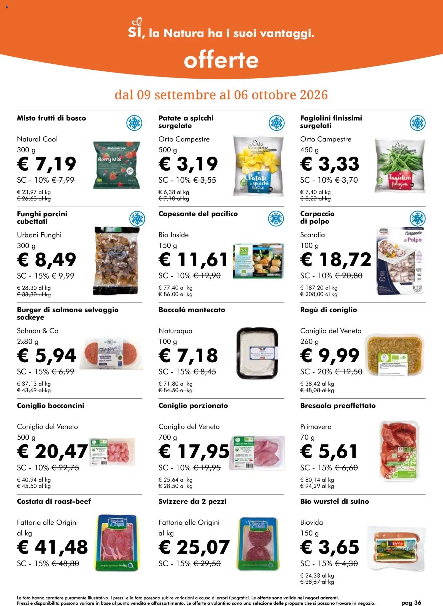 Natura Sì volantino dal 09/09/2026 Natura Sì volantino