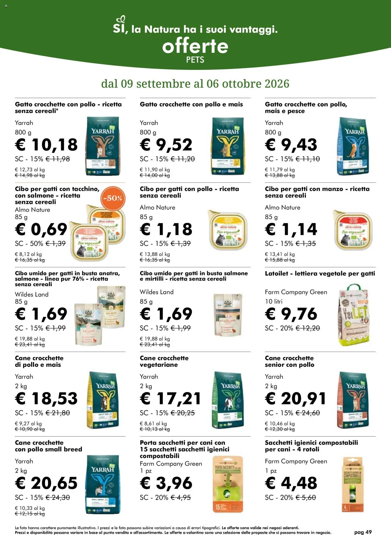 Natura Sì volantino dal 09/09/2026 Natura Sì volantino