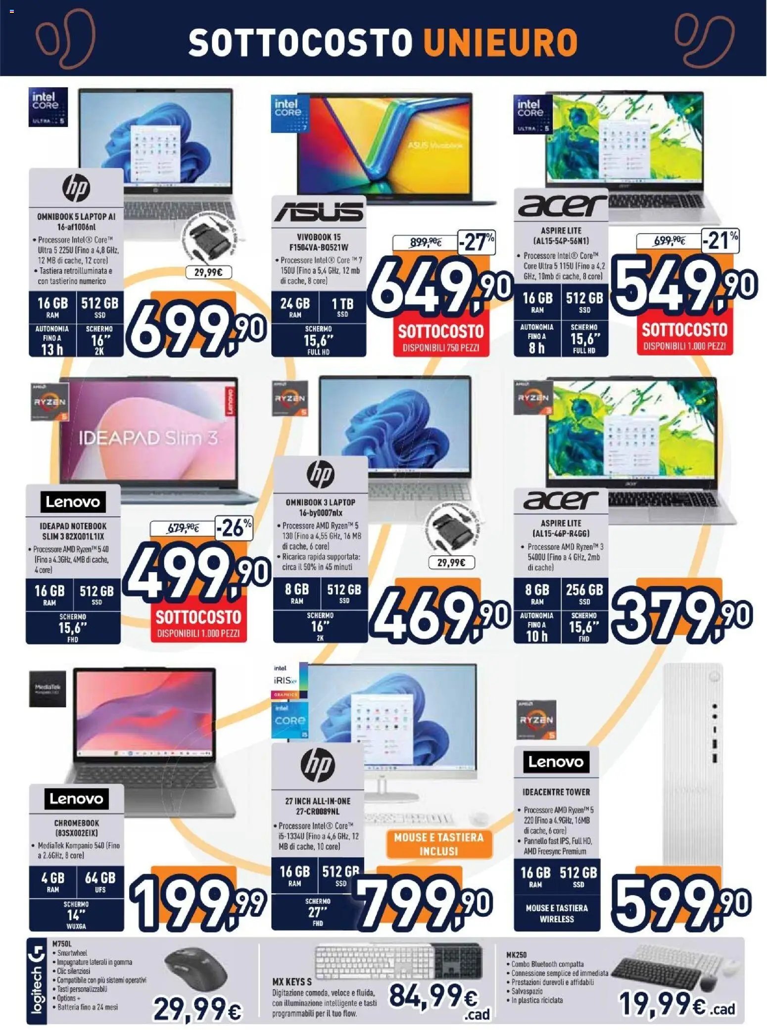 Unieuro volantino dal 27/07/2026 Unieuro volantino