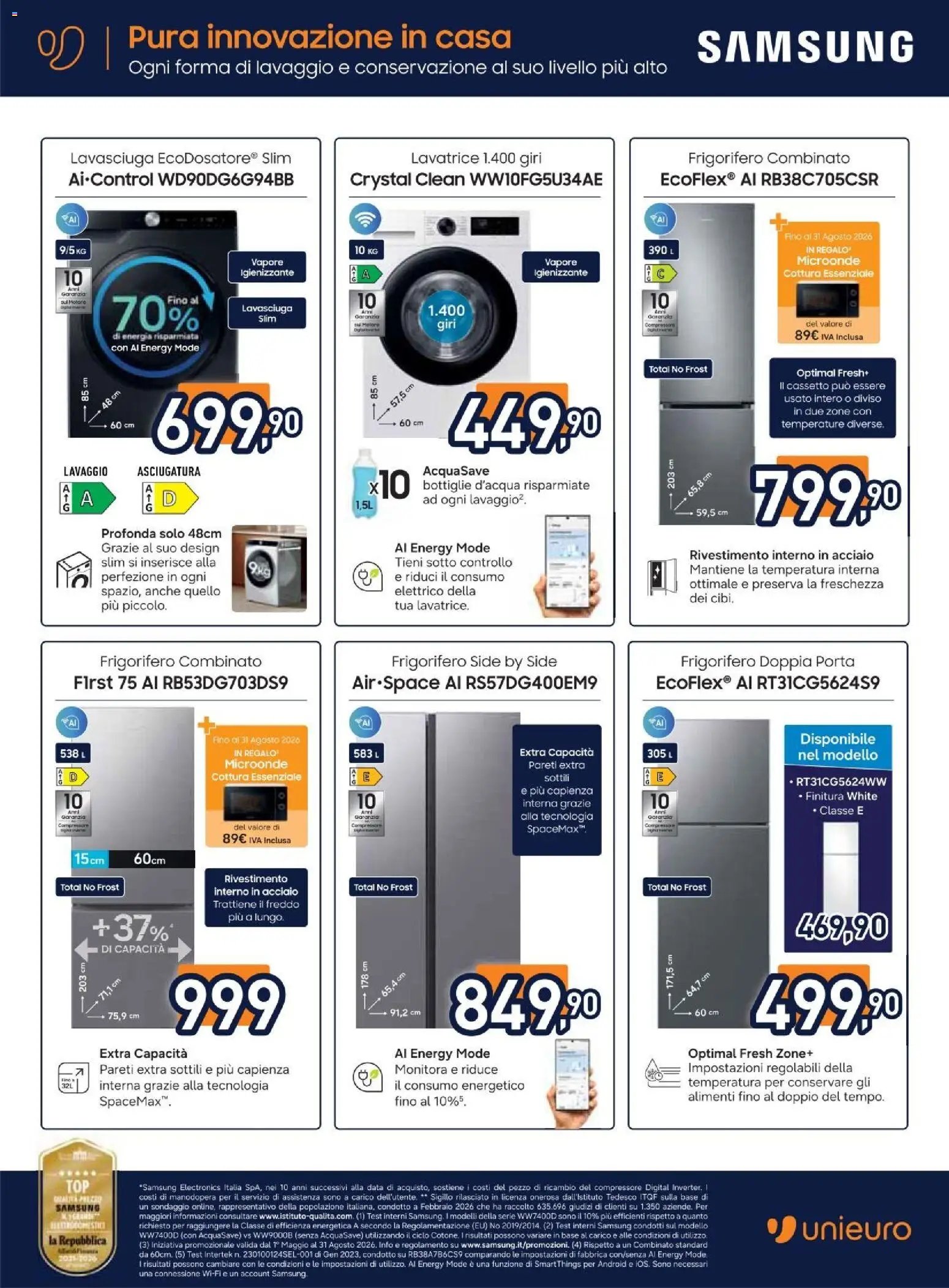 Unieuro volantino dal 27/07/2026 Unieuro volantino