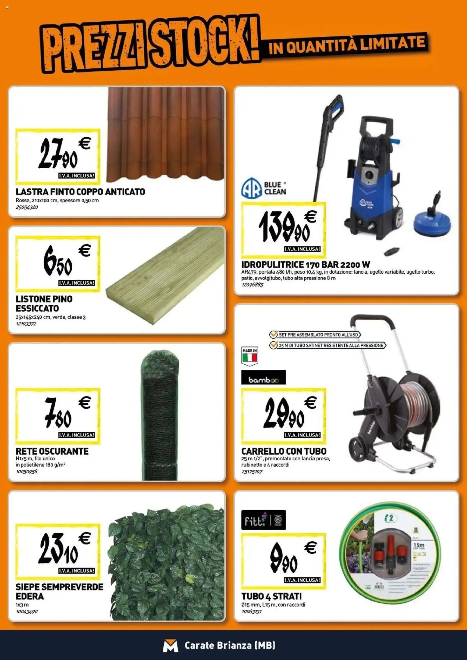TECNOMAT volantino dal 24/06/2026 Straordinari prezzi stock!