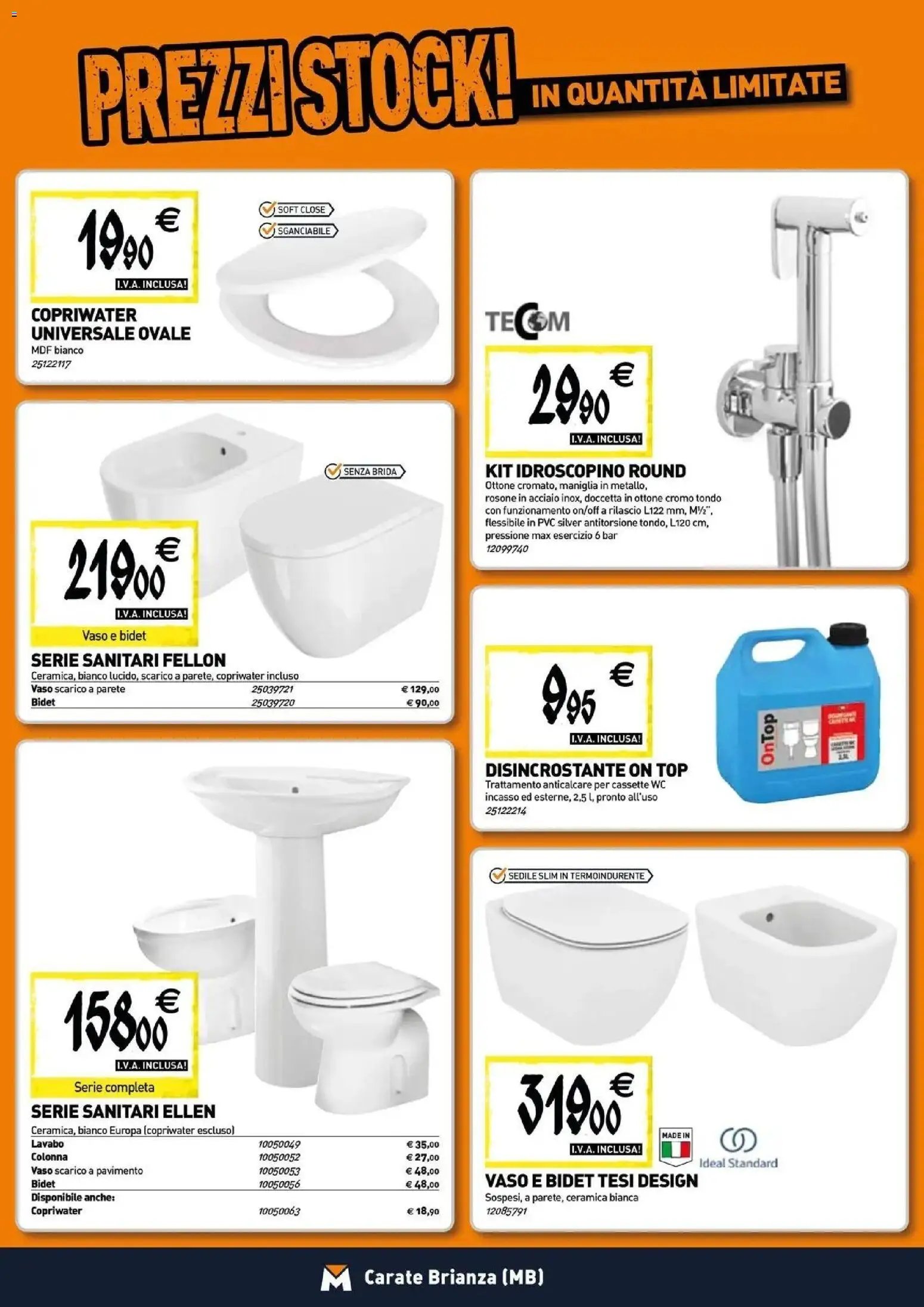 TECNOMAT volantino dal 24/06/2026 Straordinari prezzi stock!