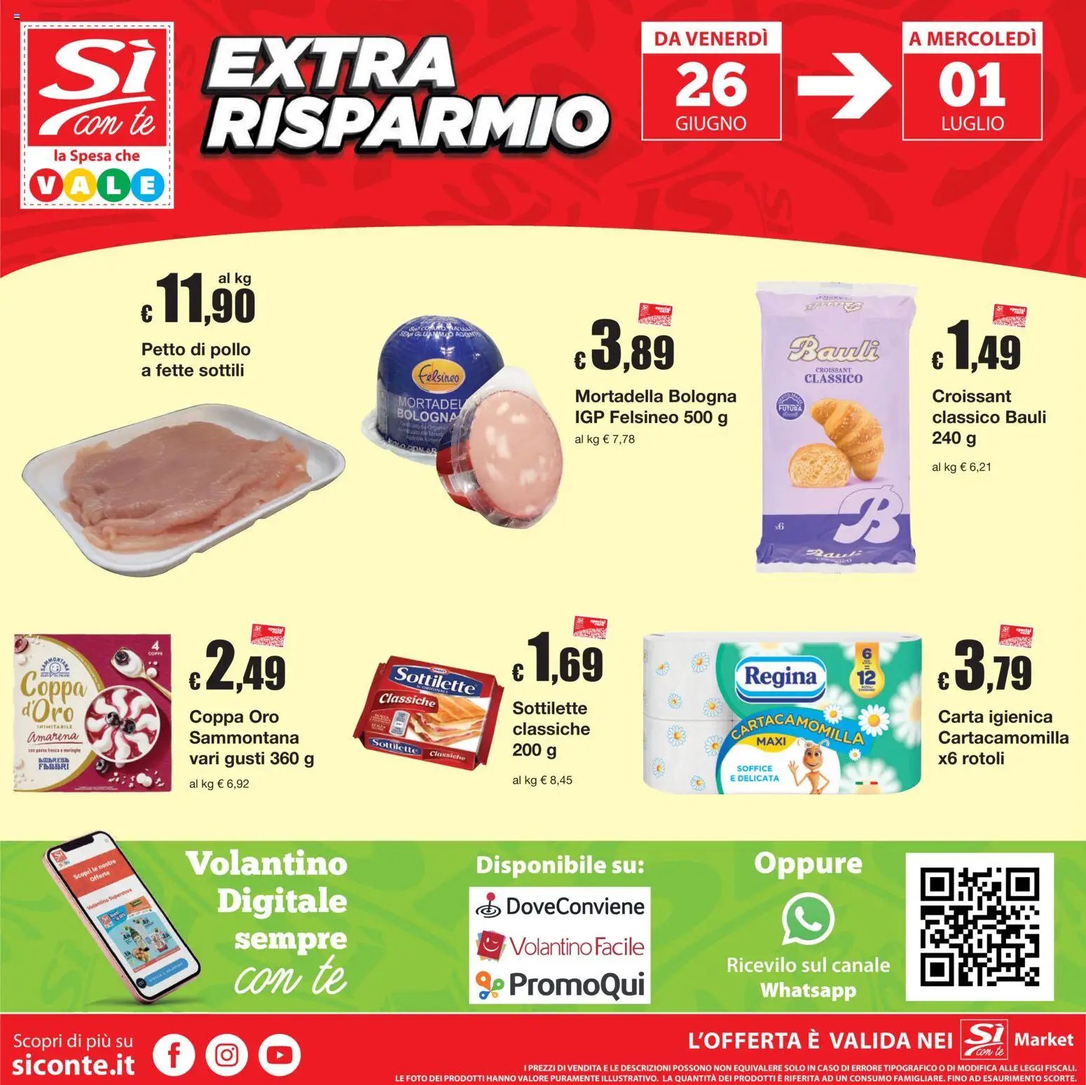 Sì con Te volantino dal 18/06/2026 Sì con Te volantino Market