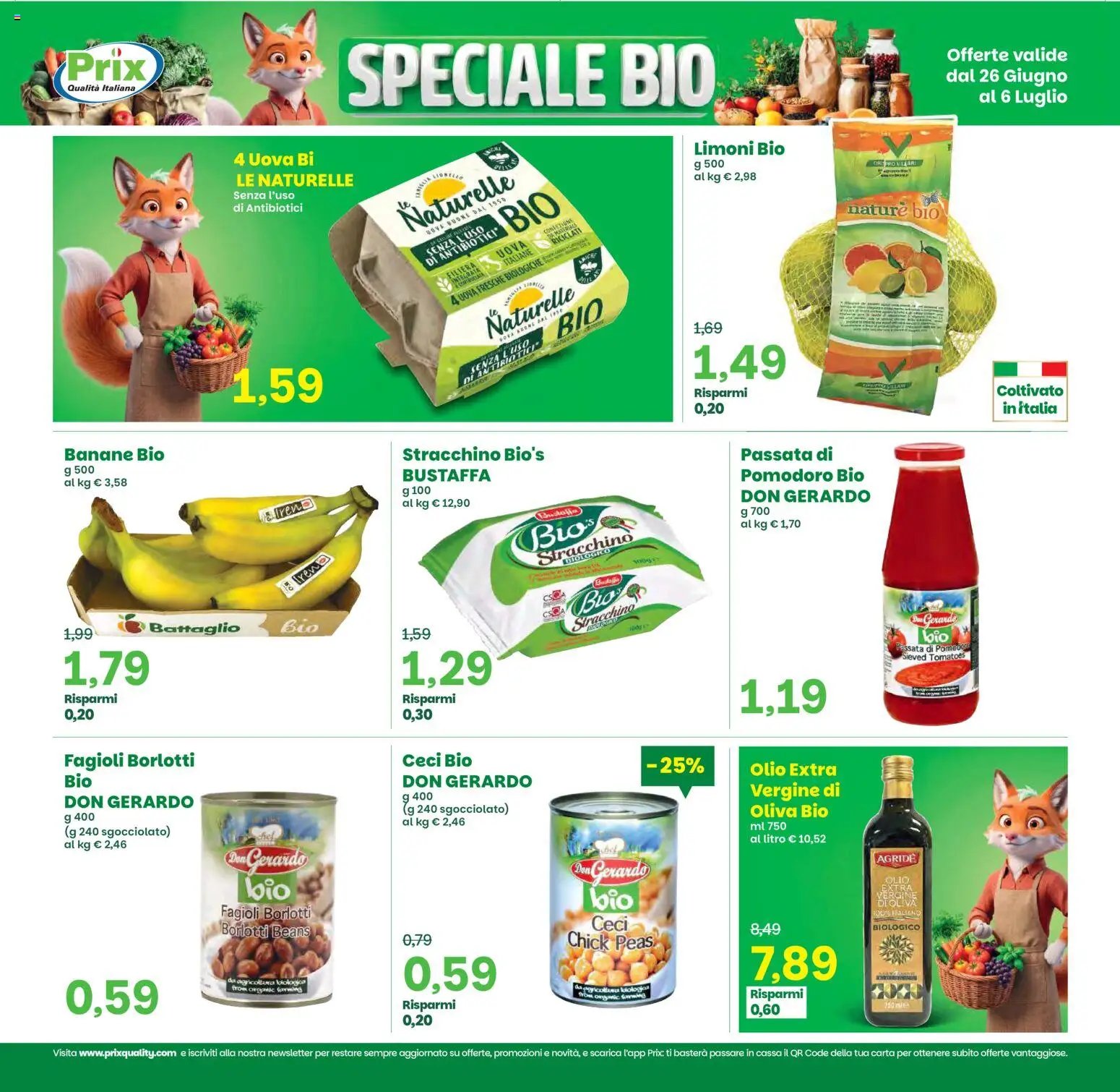Prix volantino dal 26/06/2026 Prix volantino Taglio di Po