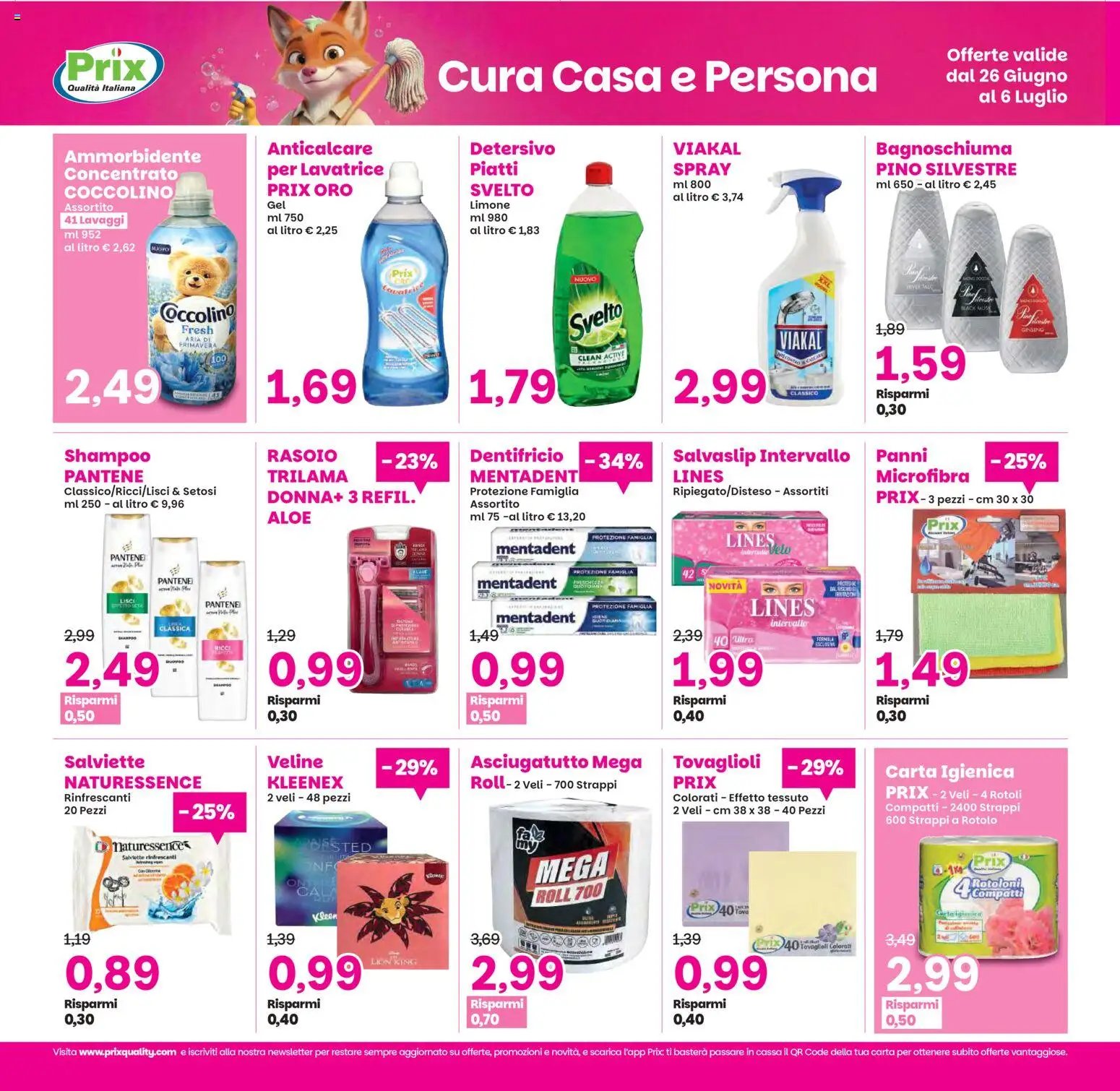 Prix volantino dal 26/06/2026 Prix volantino Taglio di Po