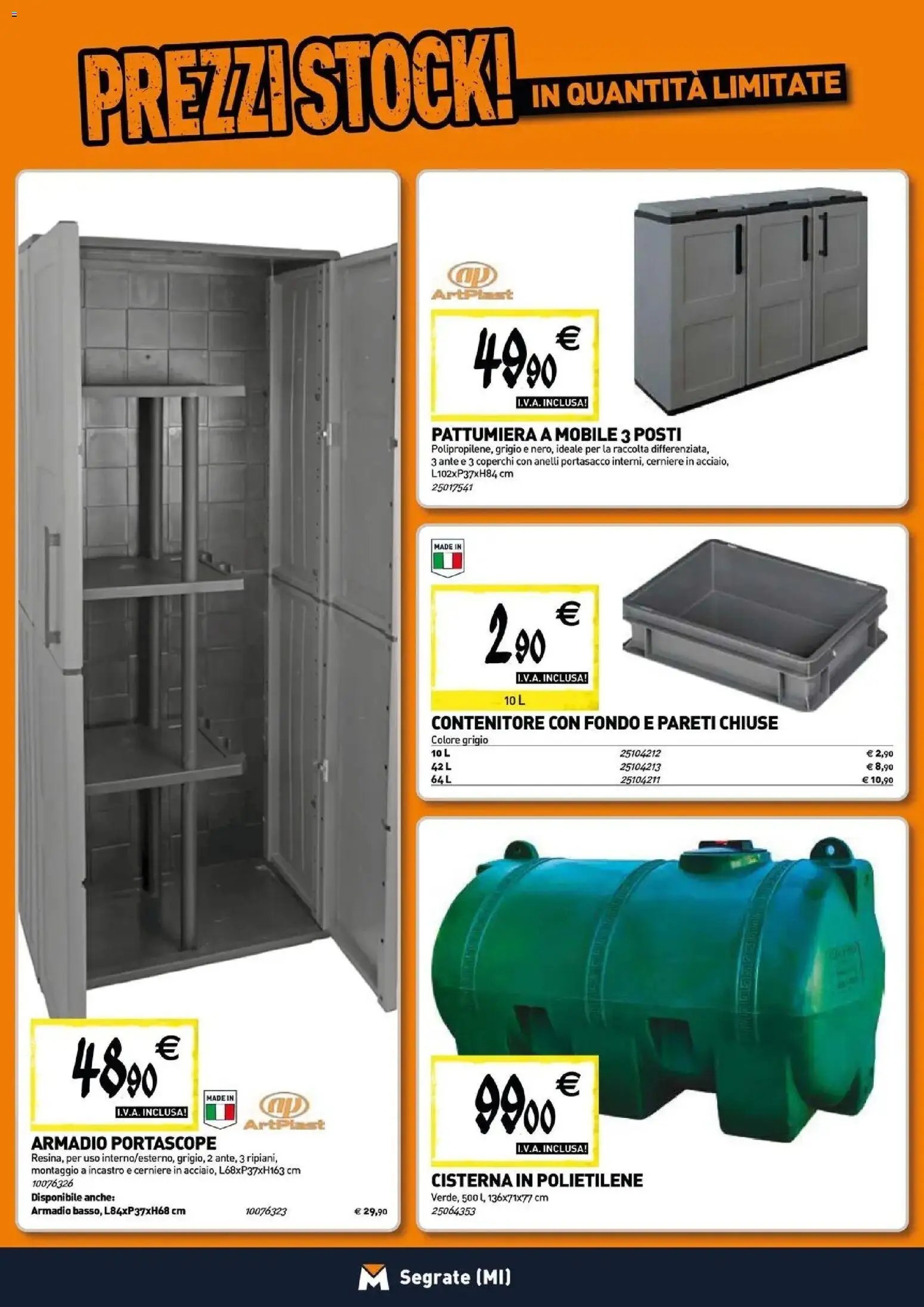 TECNOMAT volantino dal 24/06/2026 Straordinari prezzi stock!