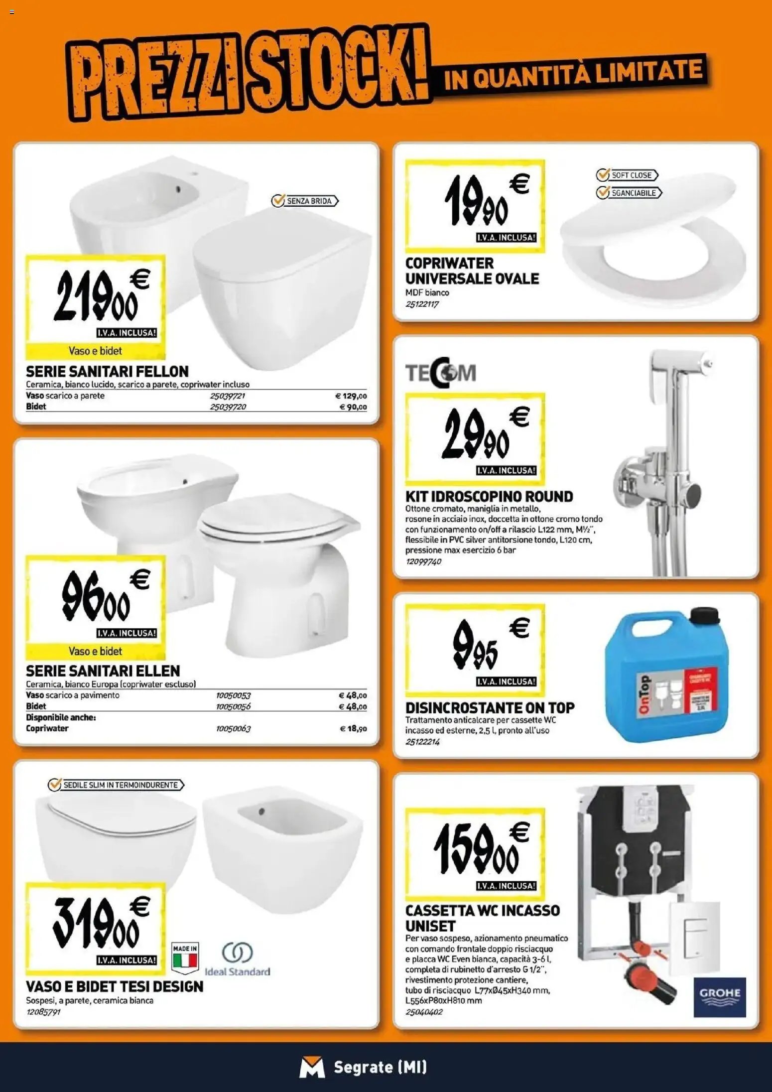 TECNOMAT volantino dal 24/06/2026 Straordinari prezzi stock!