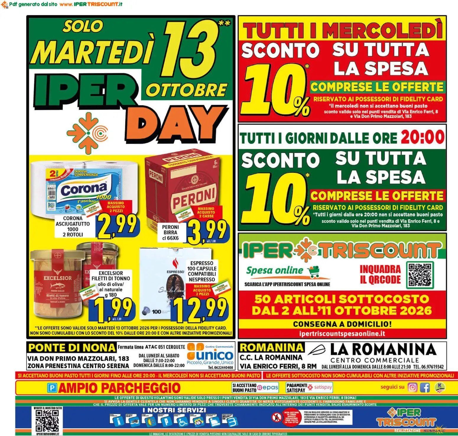 Ipertriscount volantino dal 02/10/2026 Ipertriscount volantino