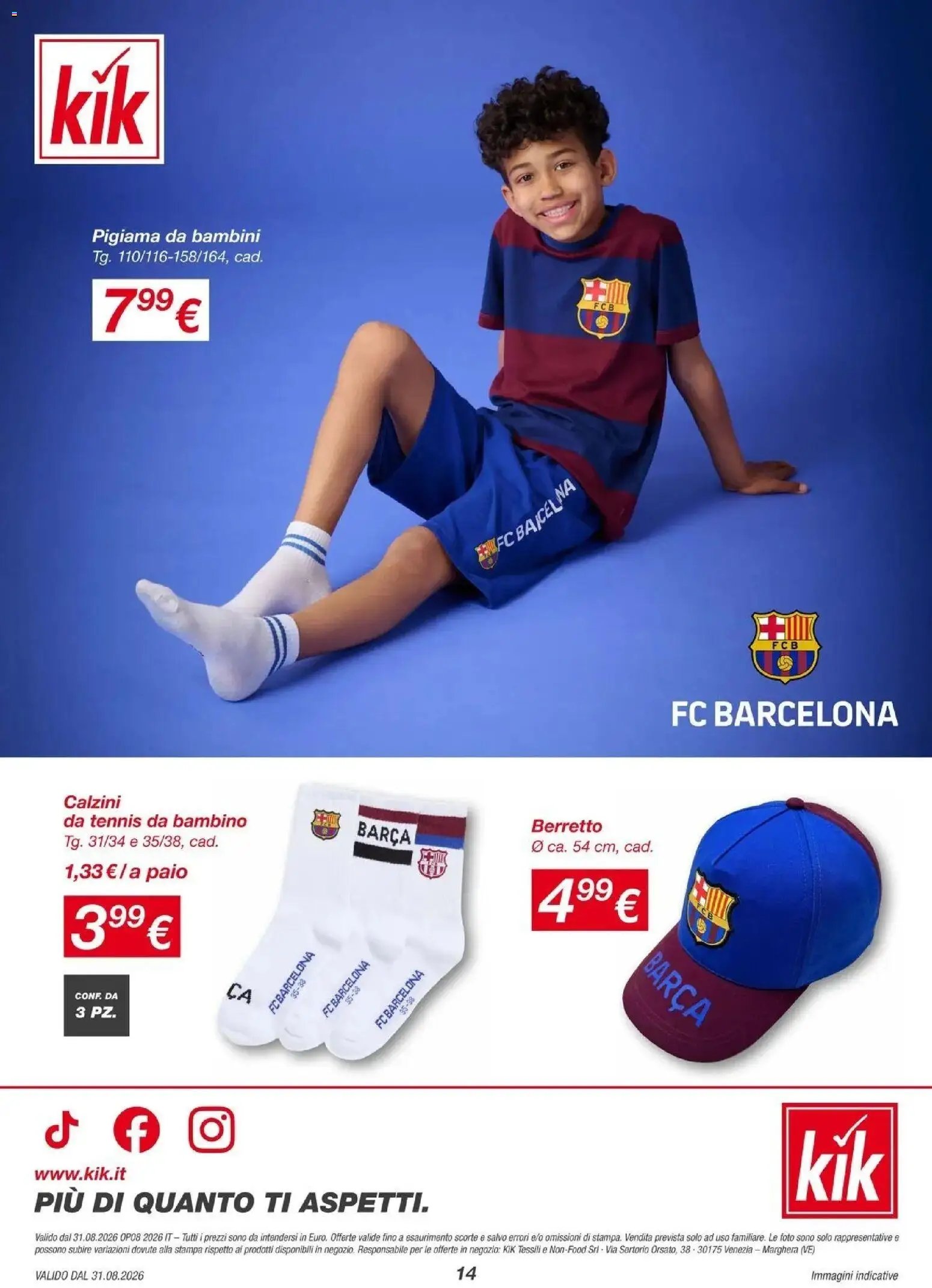 MD Discount volantino dal 31/08/2026 KiK volantino Feltre (Bl)
