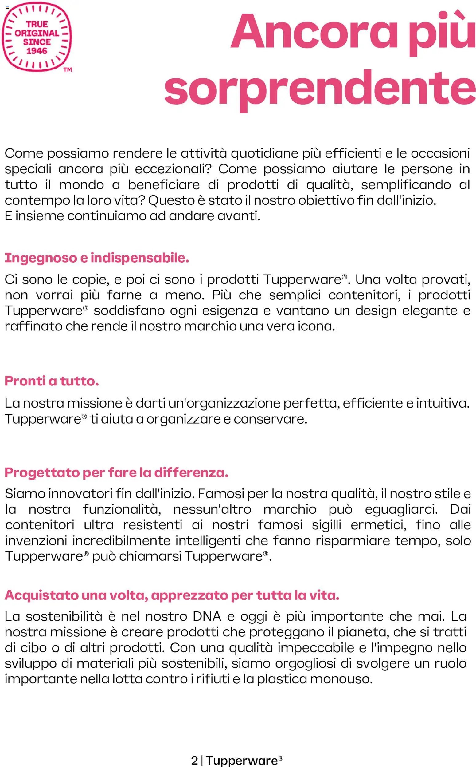 Tupperware volantino dal 01/05/2026 Tupperware volantino (2026-05-01)