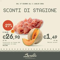Borello Supermercati volantino dal 17/06/2026 Borello Supermercati volantino