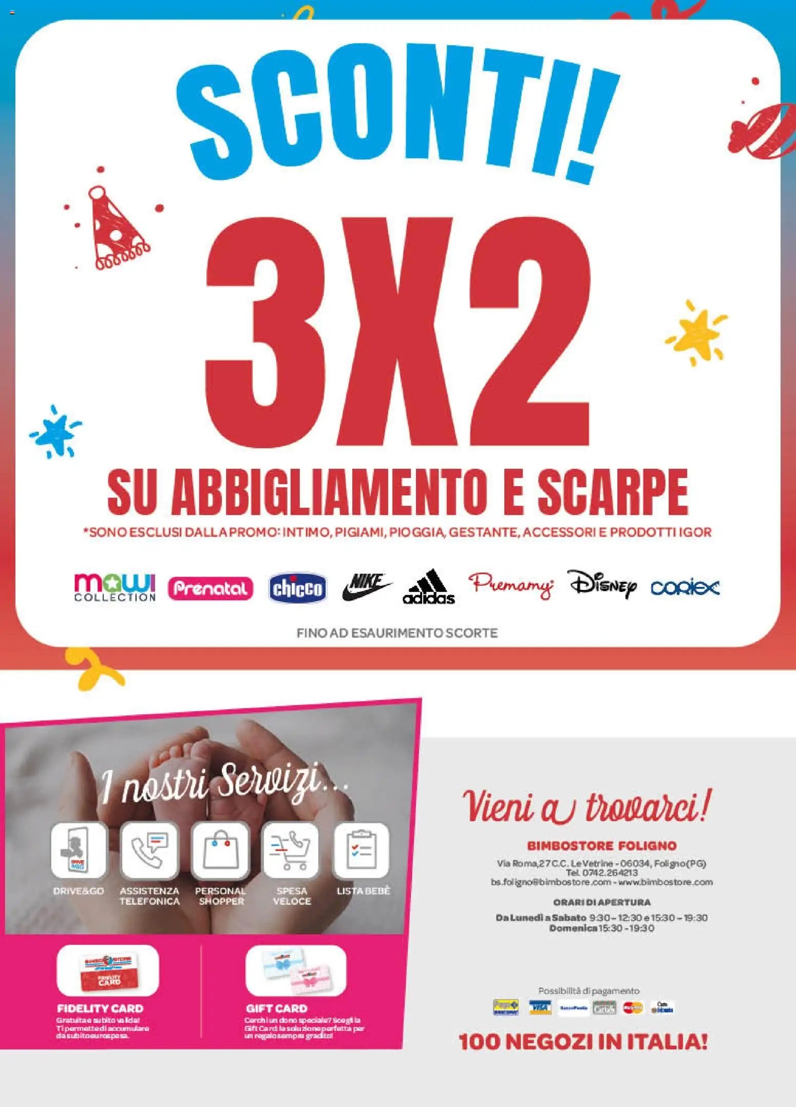 Bimbo store volantino dal 01/10/2026 Bimbo store volantino Arezzo, Montevarchi, Foligno