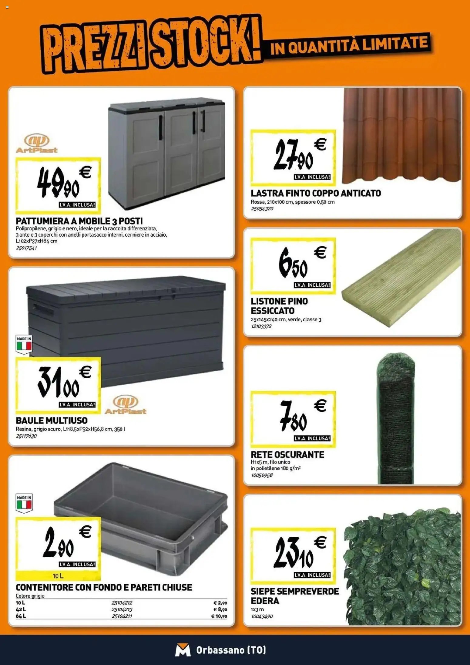TECNOMAT volantino dal 24/06/2026 Straordinari prezzi stock!