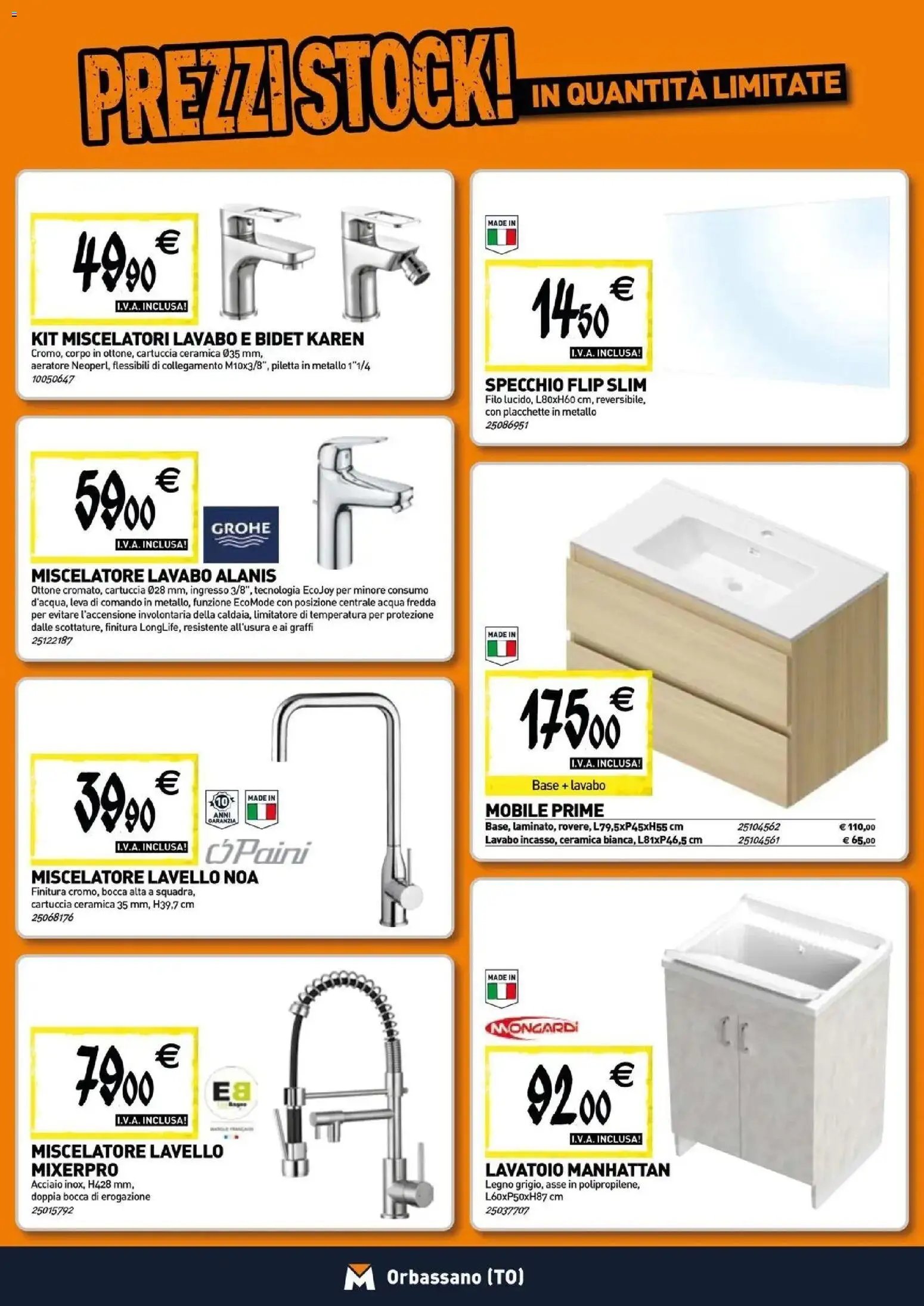 TECNOMAT volantino dal 24/06/2026 Straordinari prezzi stock!