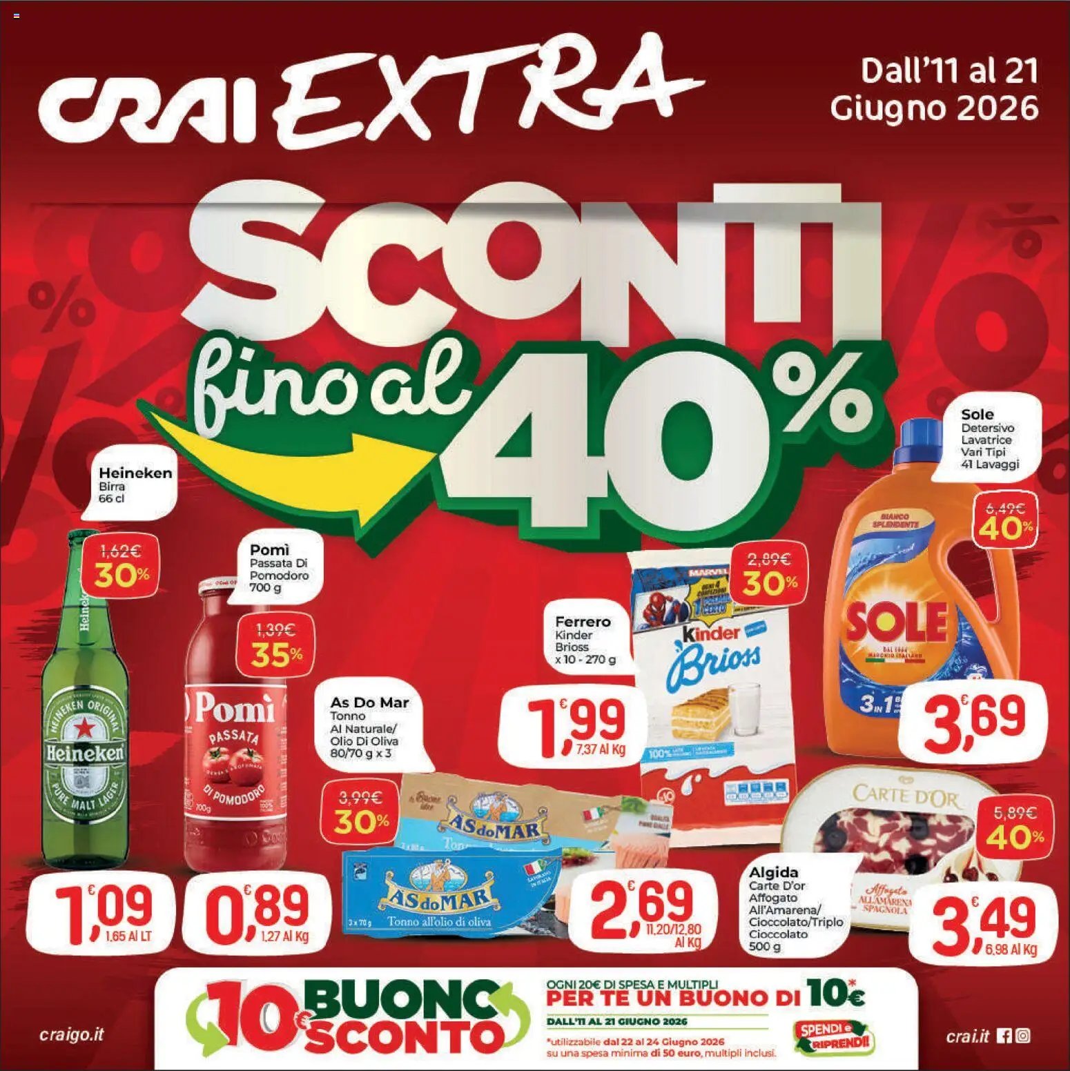 CRAI volantino dal 11/06/2026 CRAI volantino Extra Torino