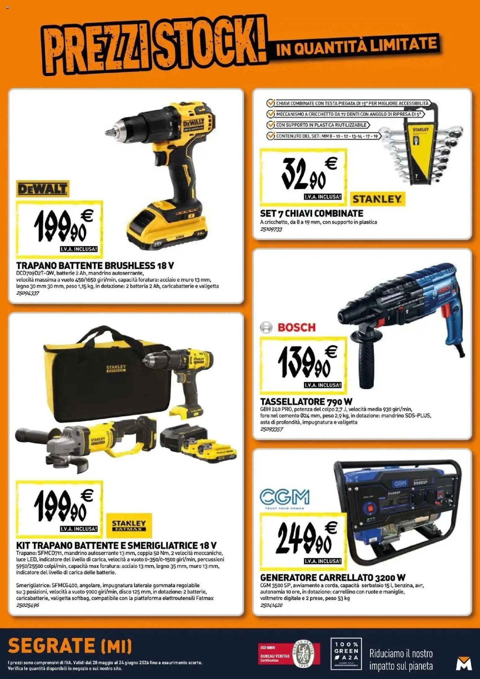 TECNOMAT volantino dal 27/05/2026 Straordinari prezzi stock!
