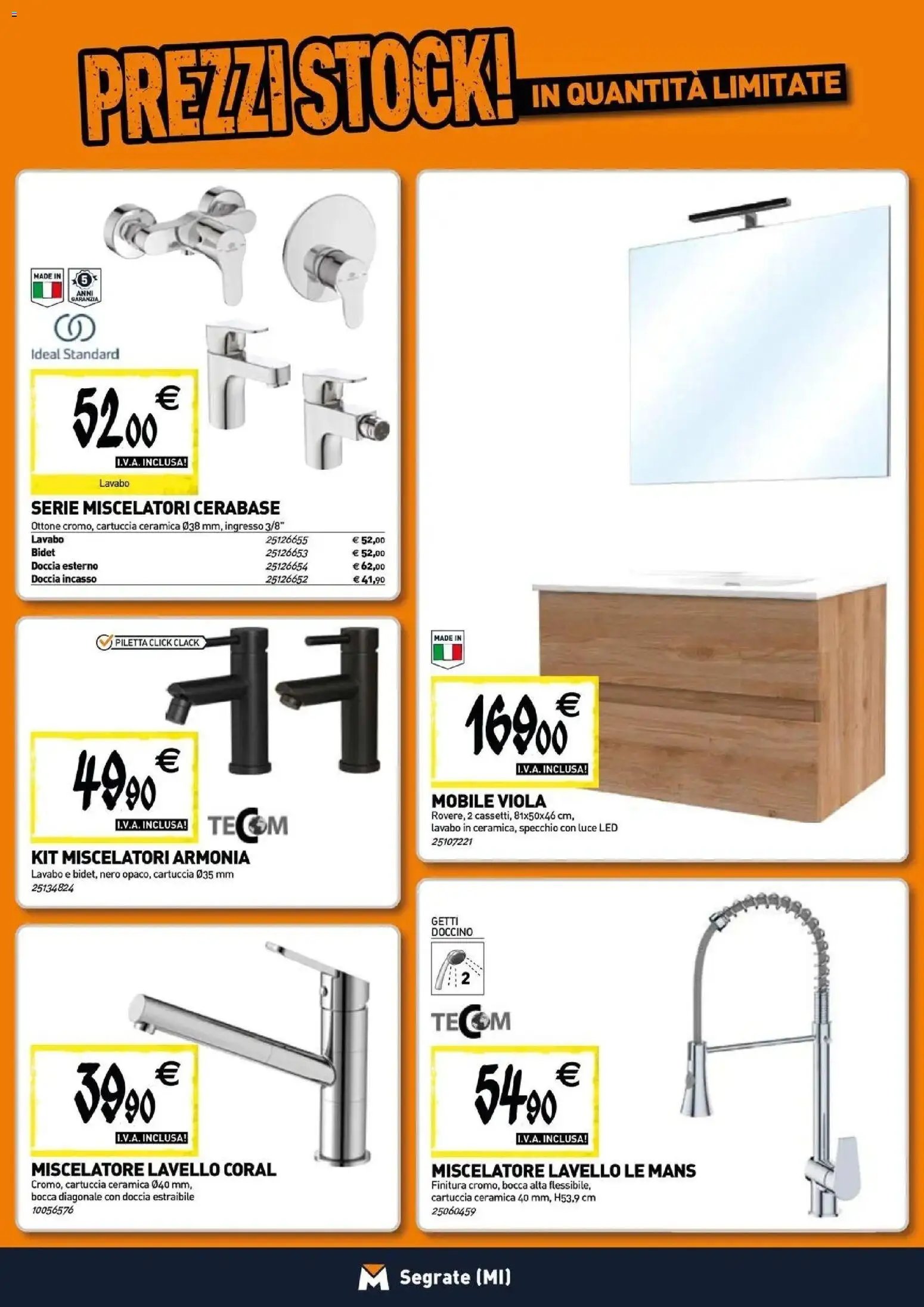TECNOMAT volantino dal 27/05/2026 Straordinari prezzi stock!