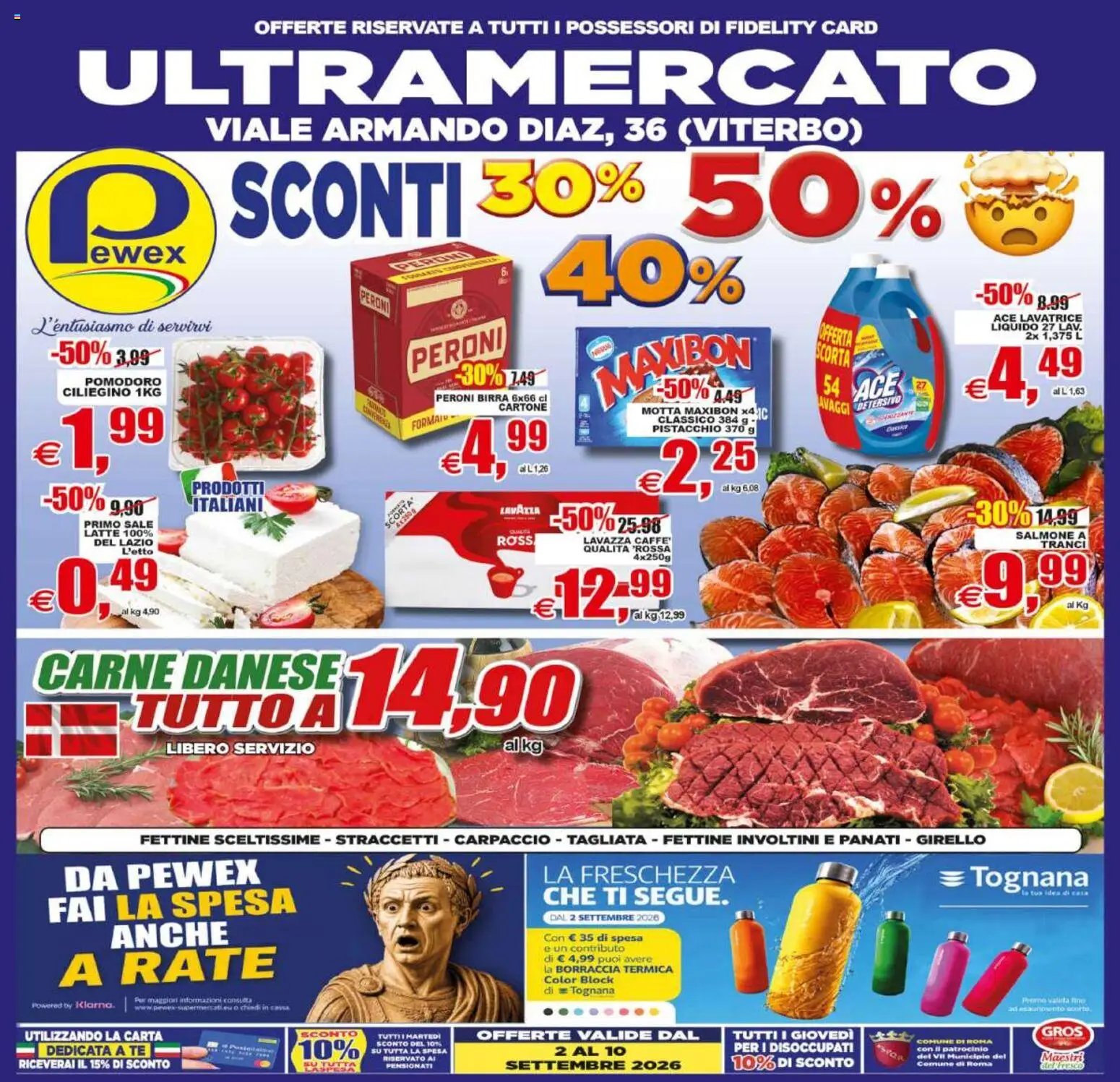 Pewex volantino dal 02/09/2026 Pewex volantino Viterbo