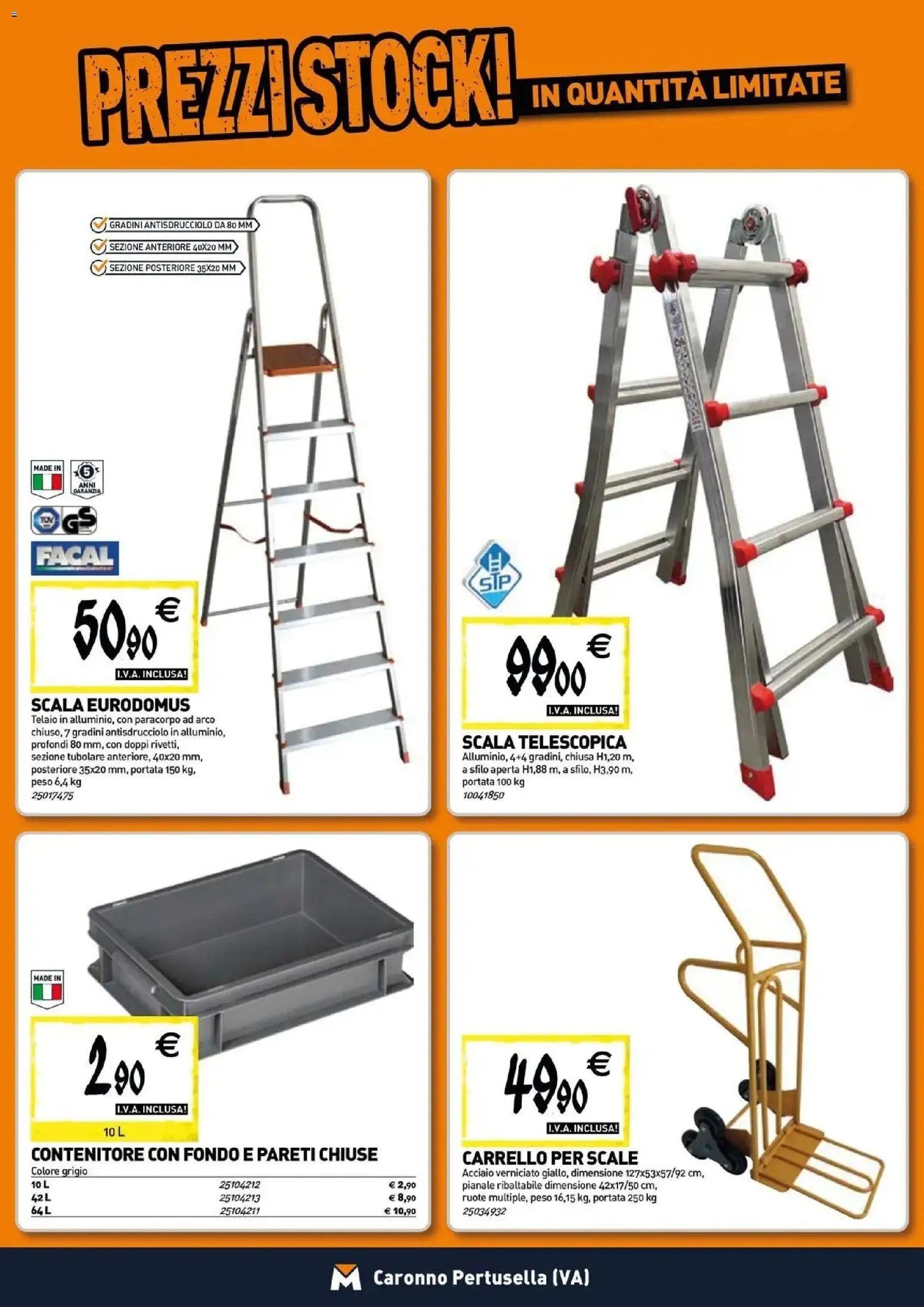 TECNOMAT volantino dal 24/06/2026 Straordinari prezzi stock!