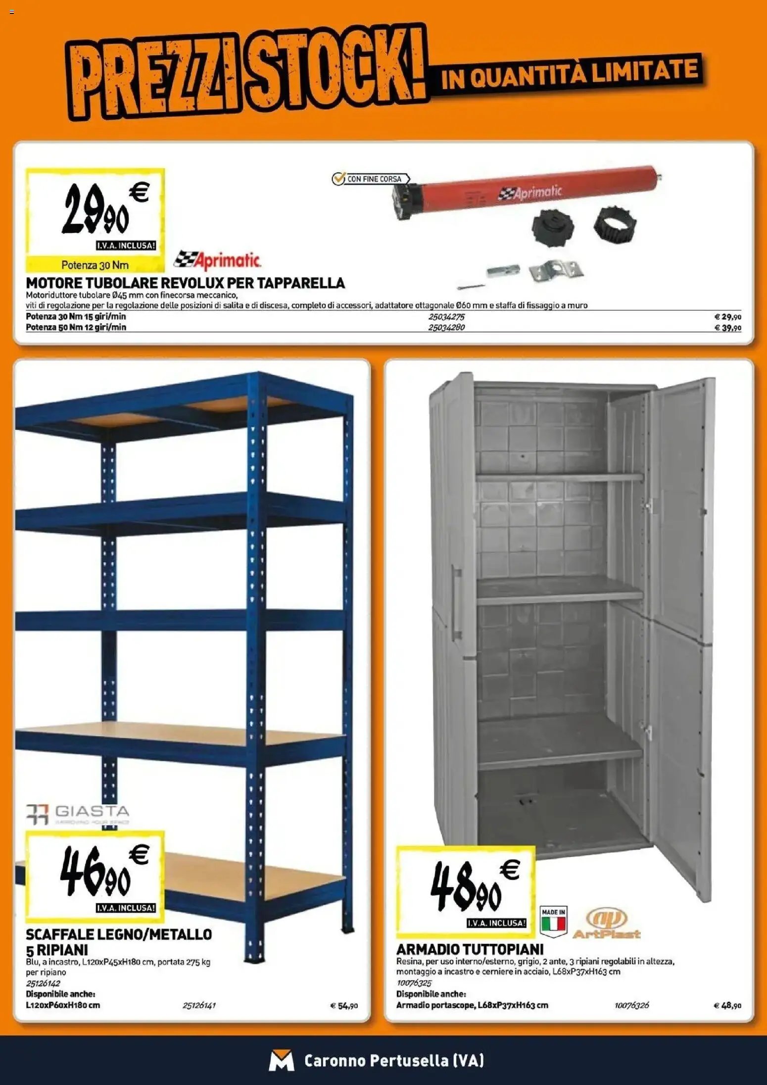 TECNOMAT volantino dal 24/06/2026 Straordinari prezzi stock!