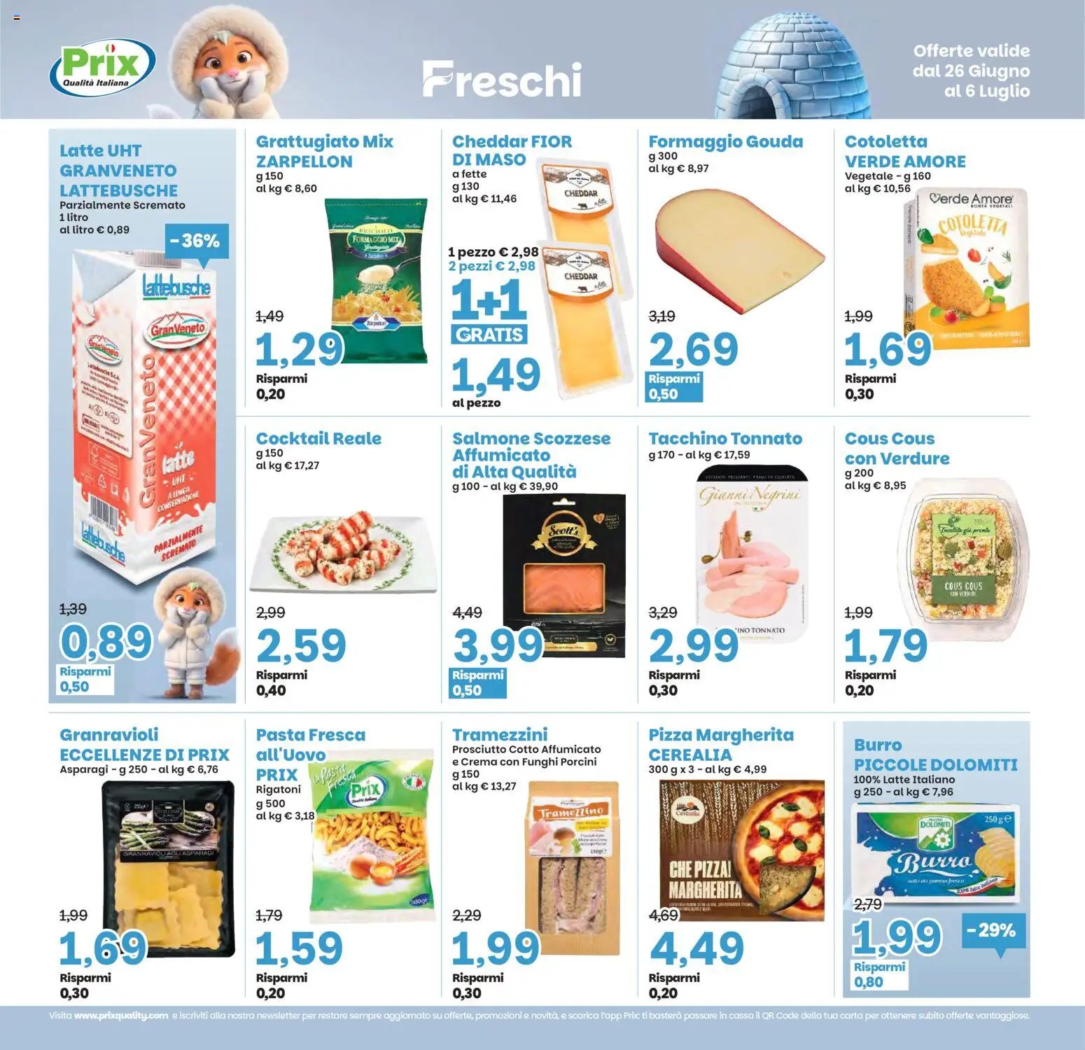 Prix volantino dal 26/06/2026 Prix volantino