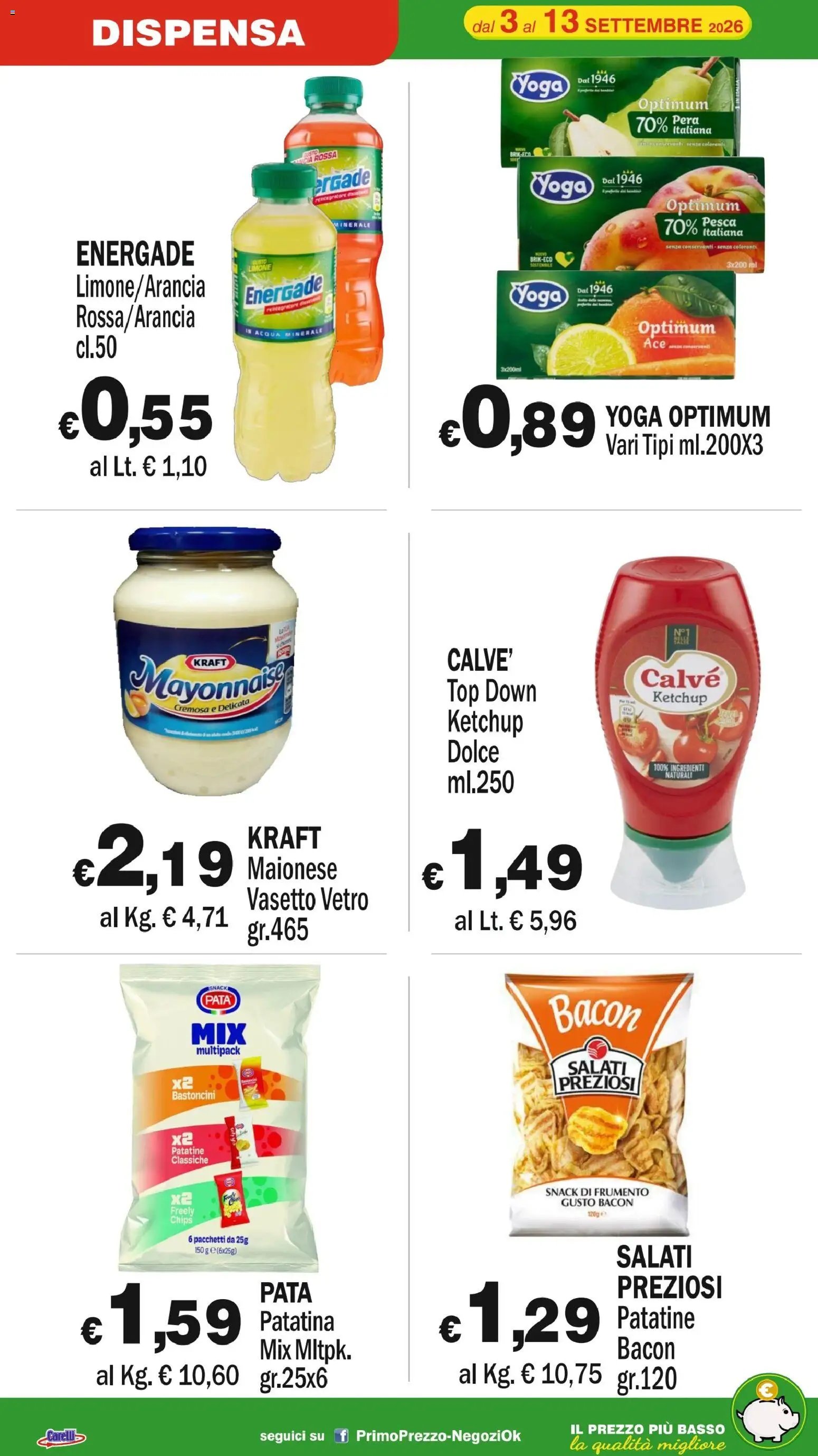Primo Prezzo volantino dal 03/09/2026 Primo Prezzo volantino