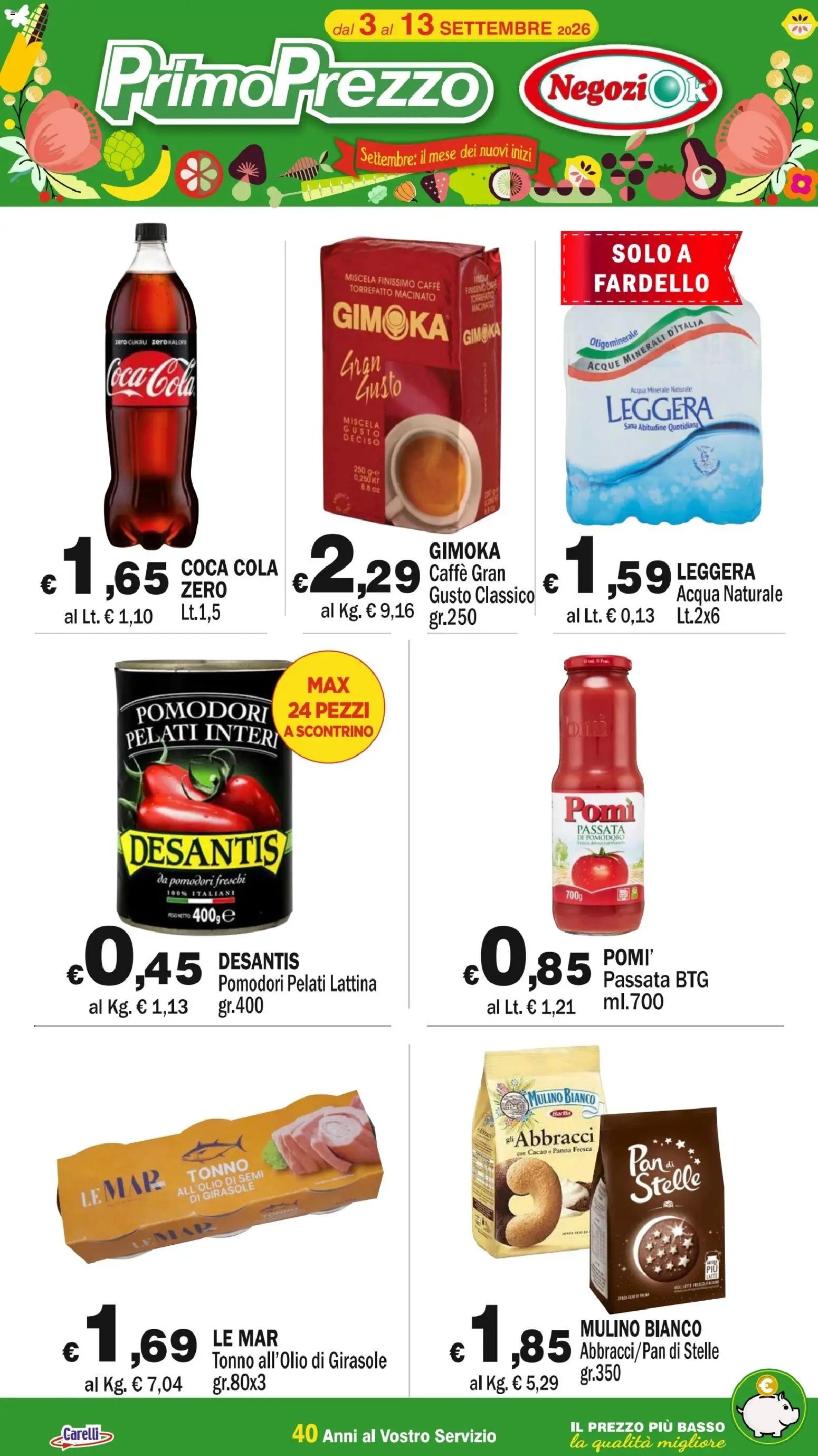 Primo Prezzo volantino dal 03/09/2026 Primo Prezzo volantino
