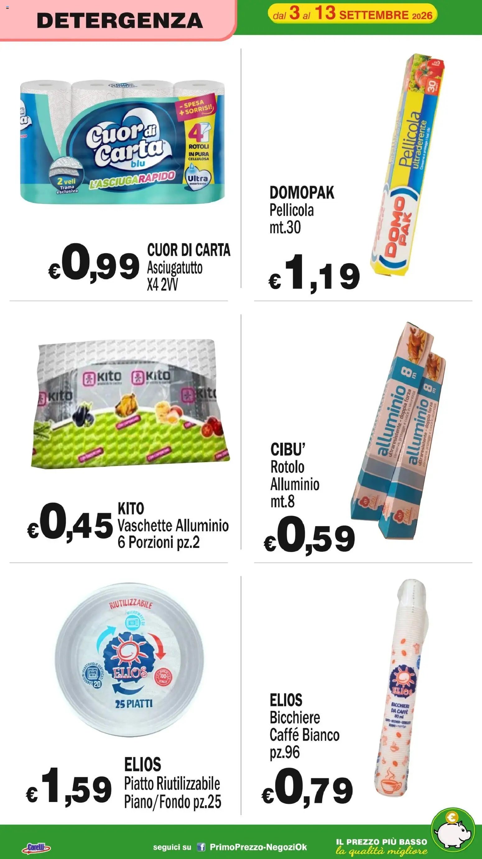 Primo Prezzo volantino dal 03/09/2026 Primo Prezzo volantino