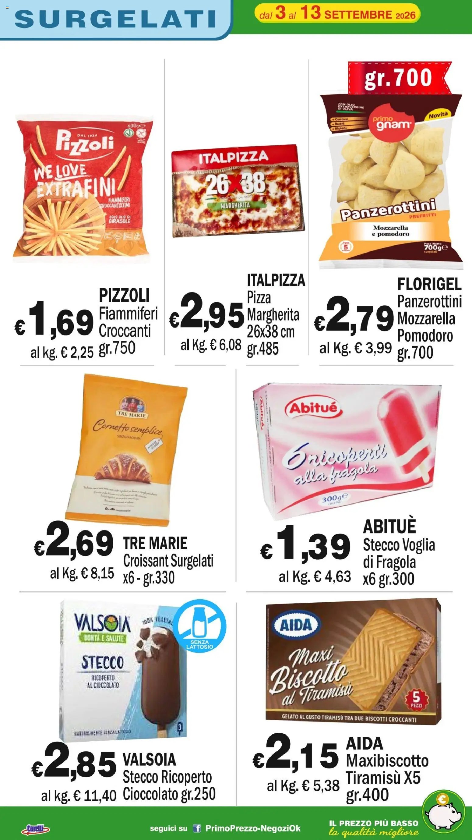 Primo Prezzo volantino dal 03/09/2026 Primo Prezzo volantino