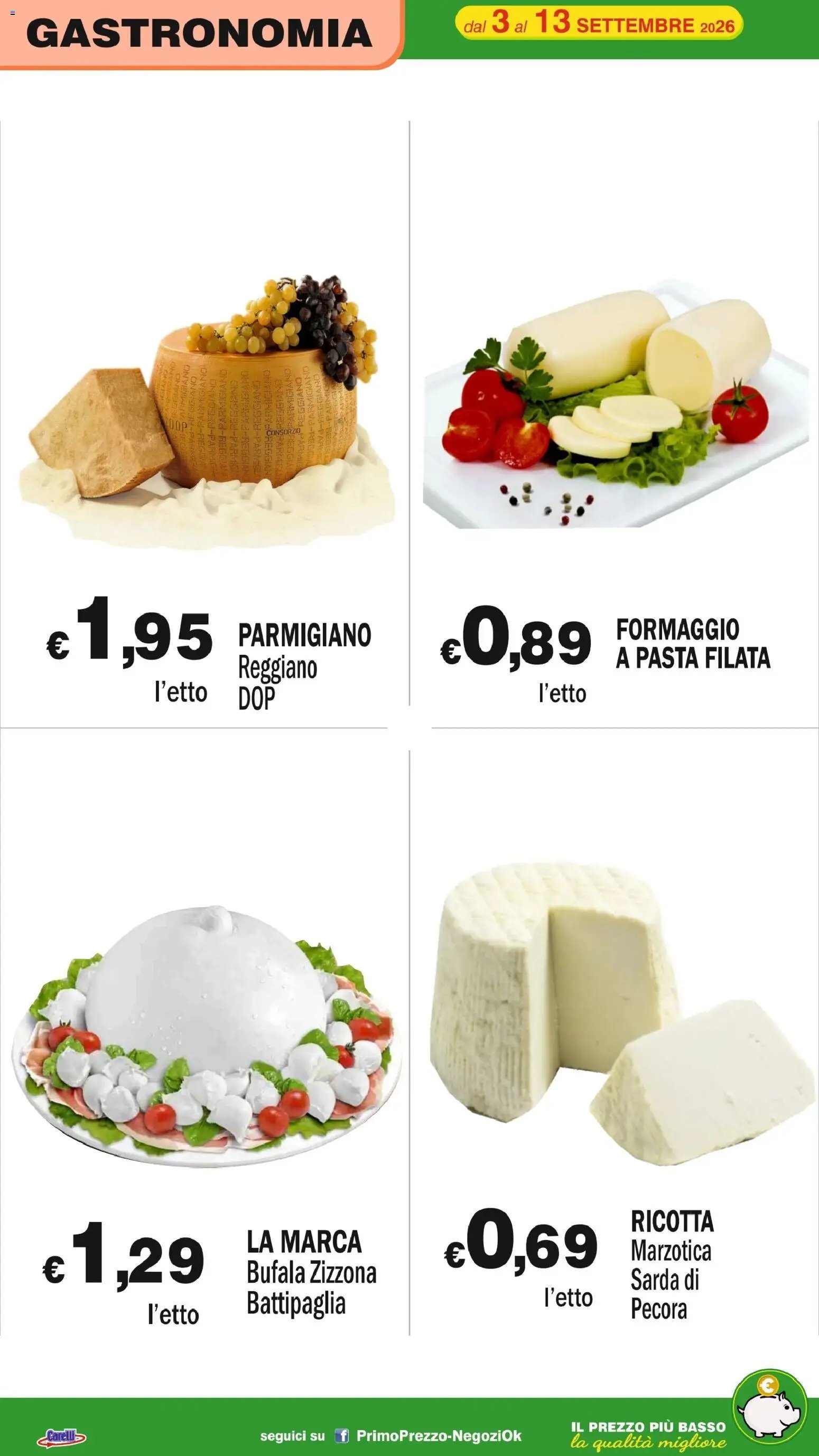 Primo Prezzo volantino dal 03/09/2026 Primo Prezzo volantino