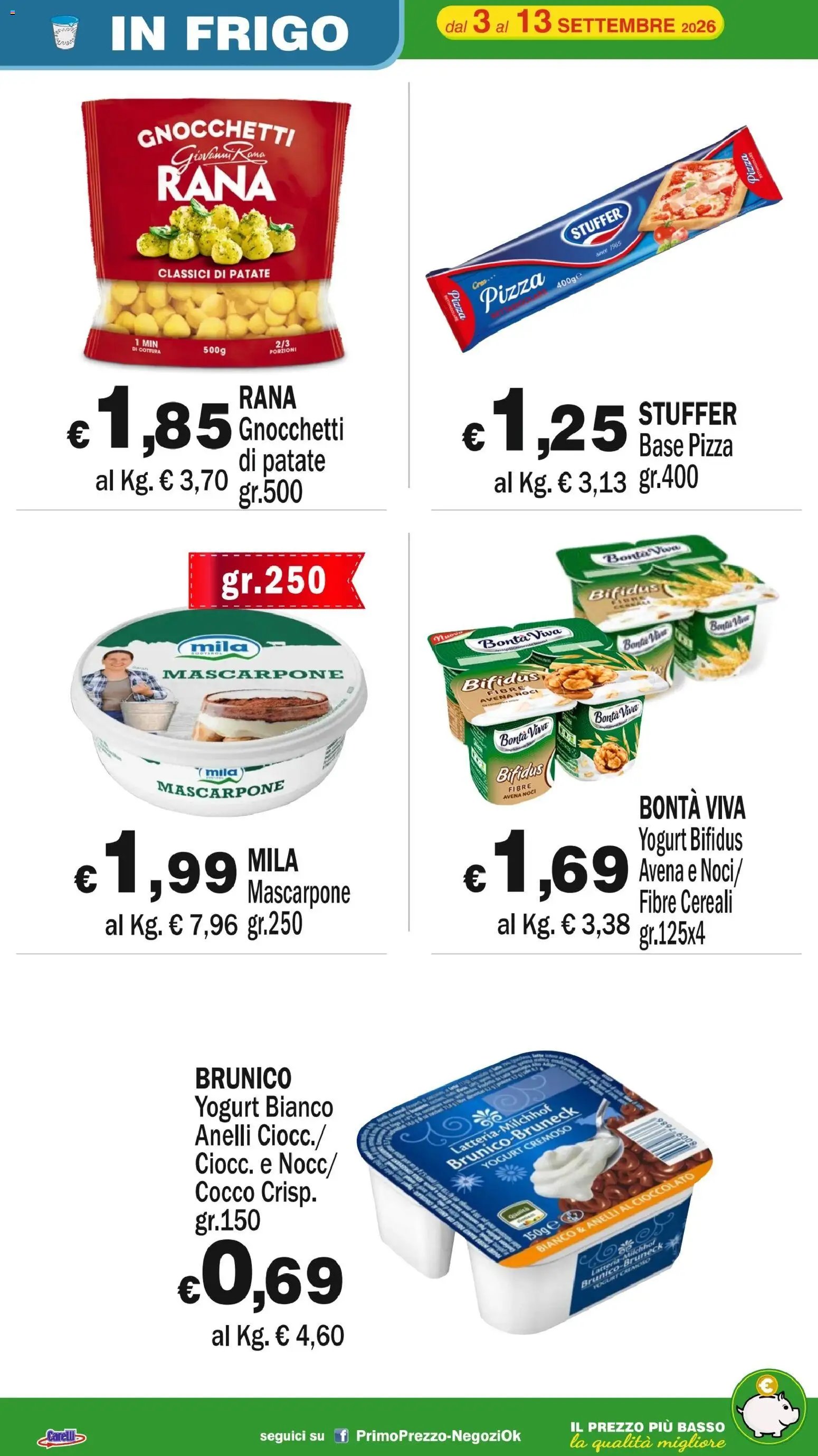 Primo Prezzo volantino dal 03/09/2026 Primo Prezzo volantino