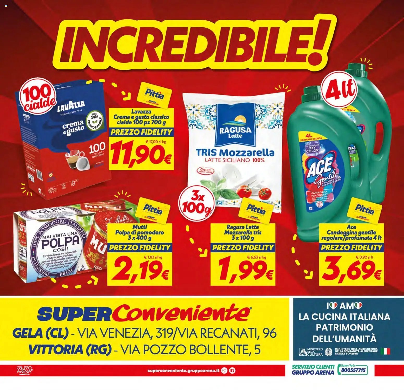 SuperConveniente volantino dal 30/06/2026 SuperConveniente volantino Gela, Vittoria