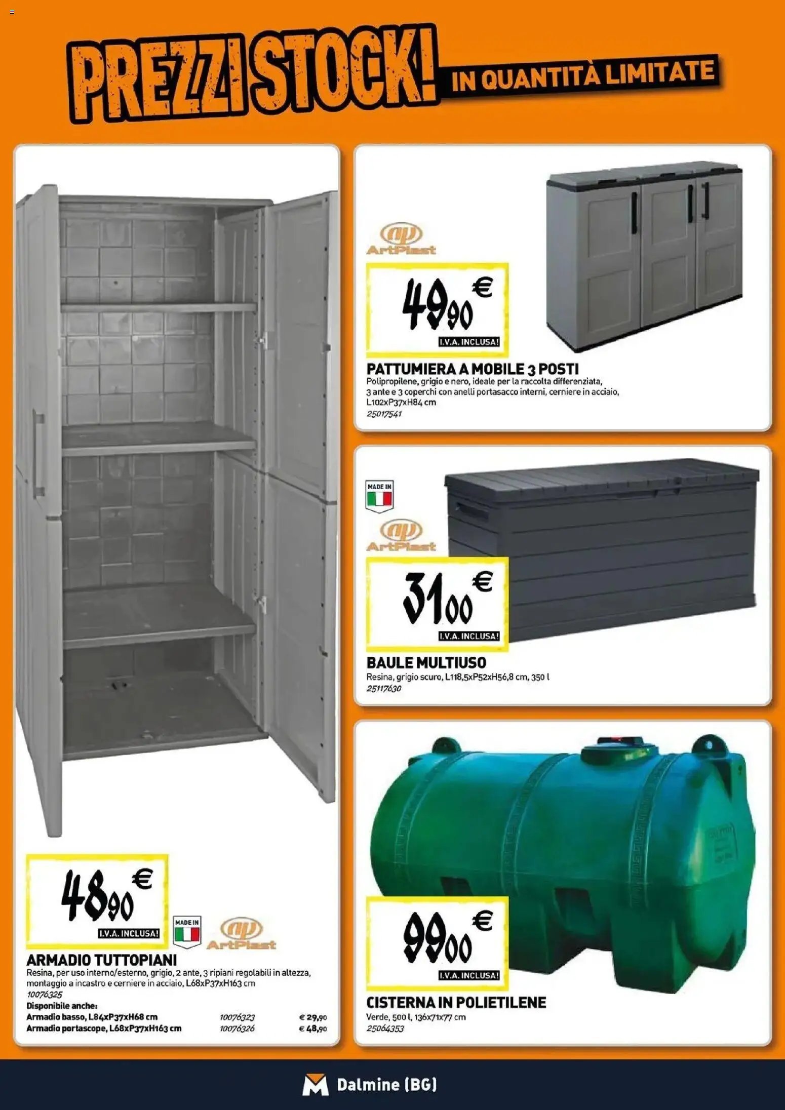 TECNOMAT volantino dal 24/06/2026 Straordinari prezzi stock!