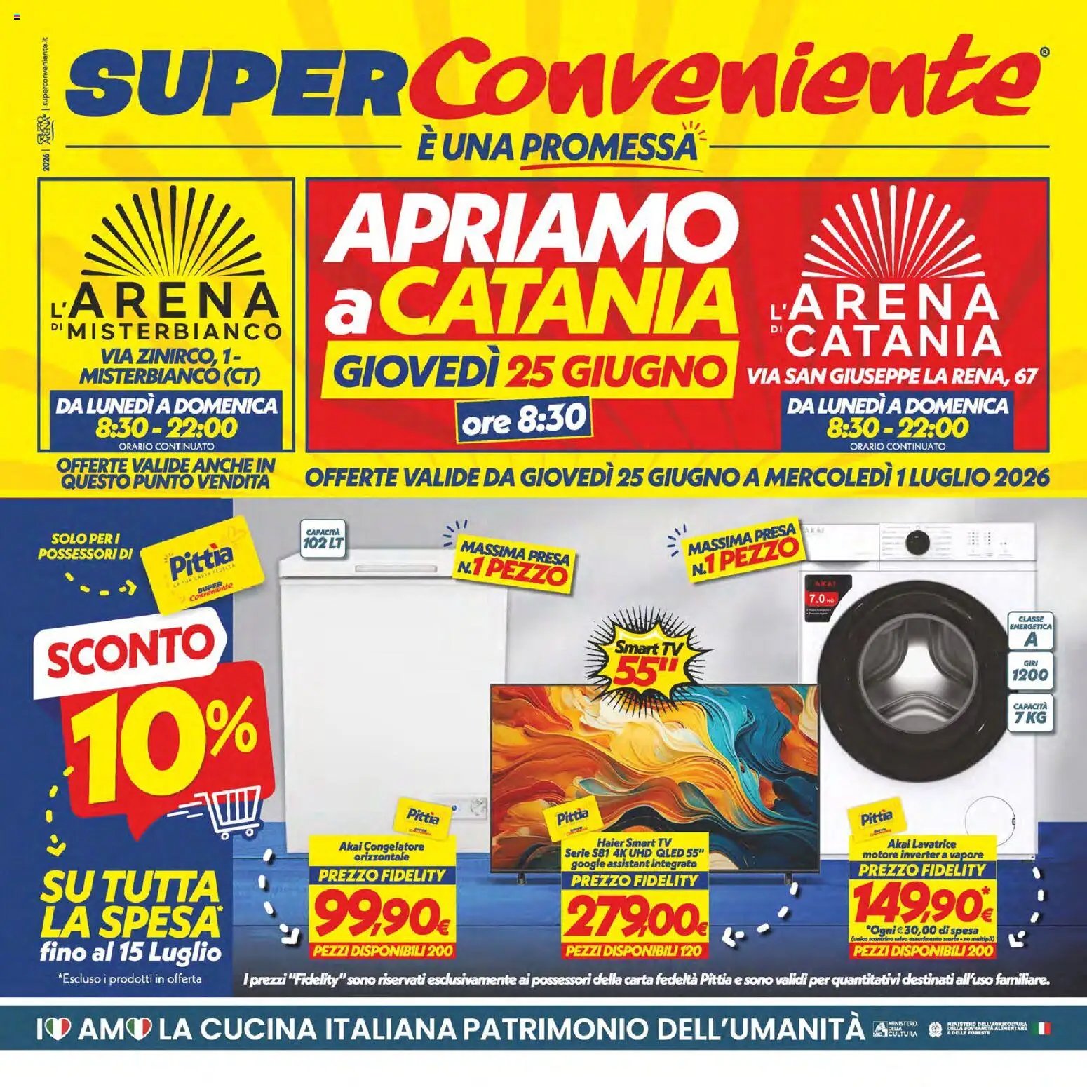 SuperConveniente volantino dal 25/06/2026 SuperConveniente volantino Catania