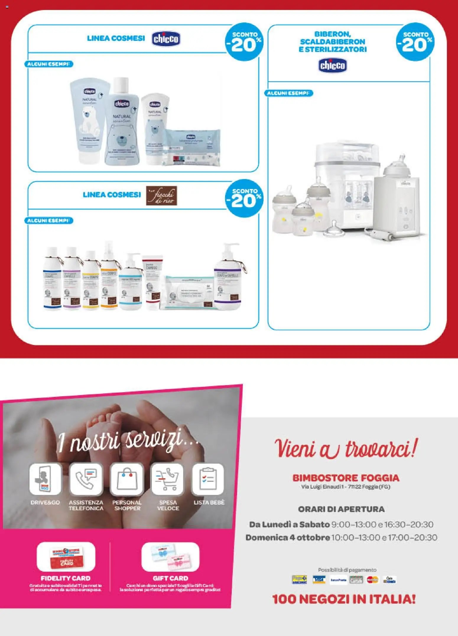 Bimbo store volantino dal 01/10/2026 Bimbo store volantino Foggia