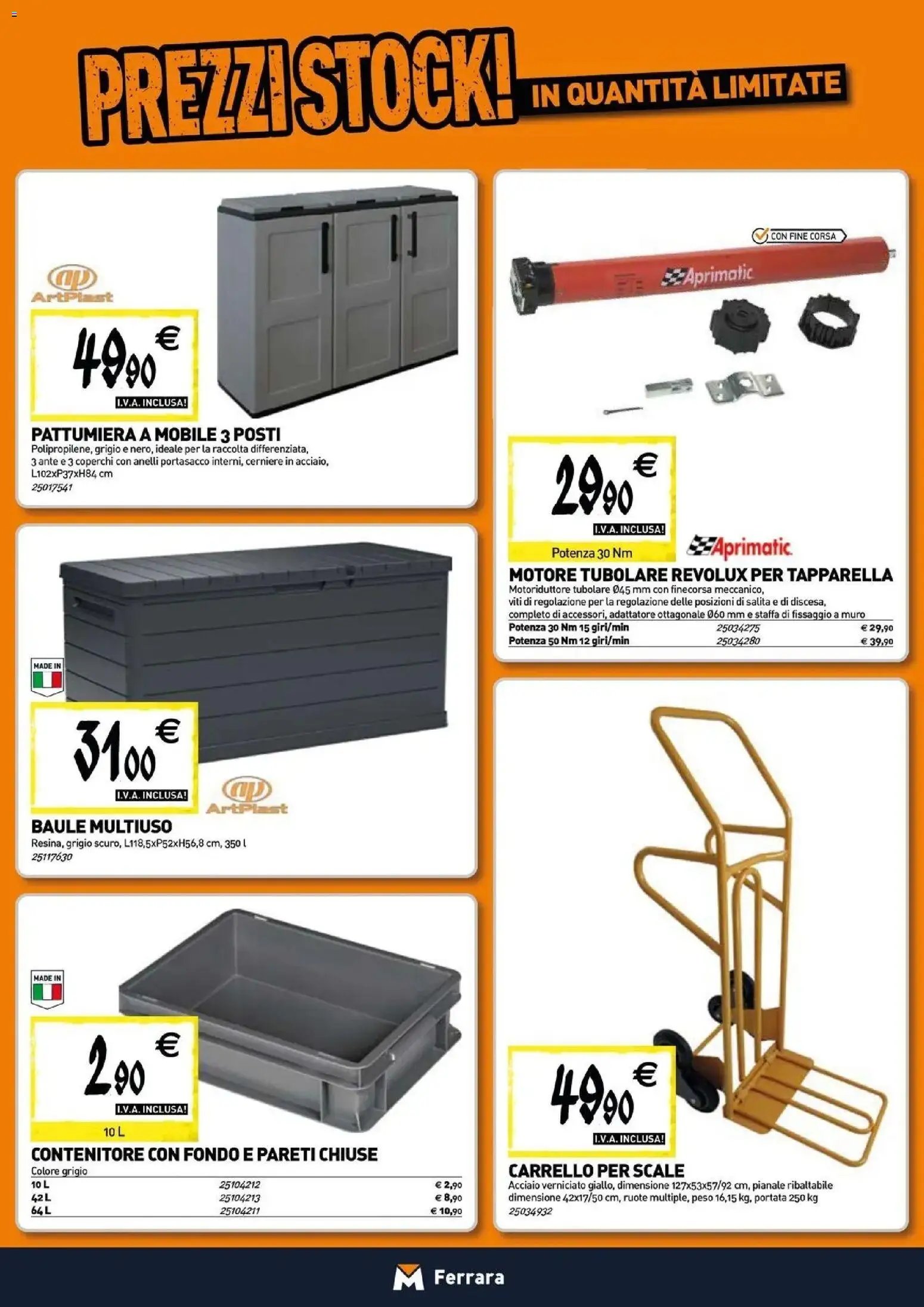 TECNOMAT volantino dal 24/06/2026 Straordinari prezzi stock!