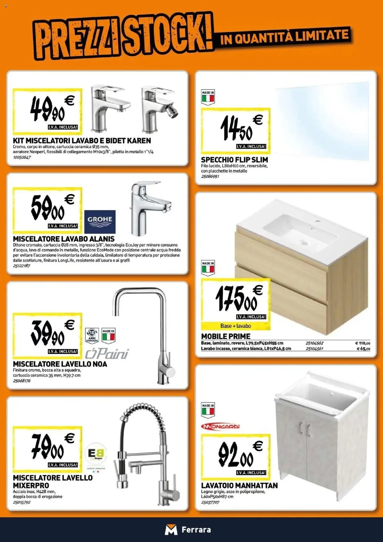 TECNOMAT volantino dal 24/06/2026 Straordinari prezzi stock!