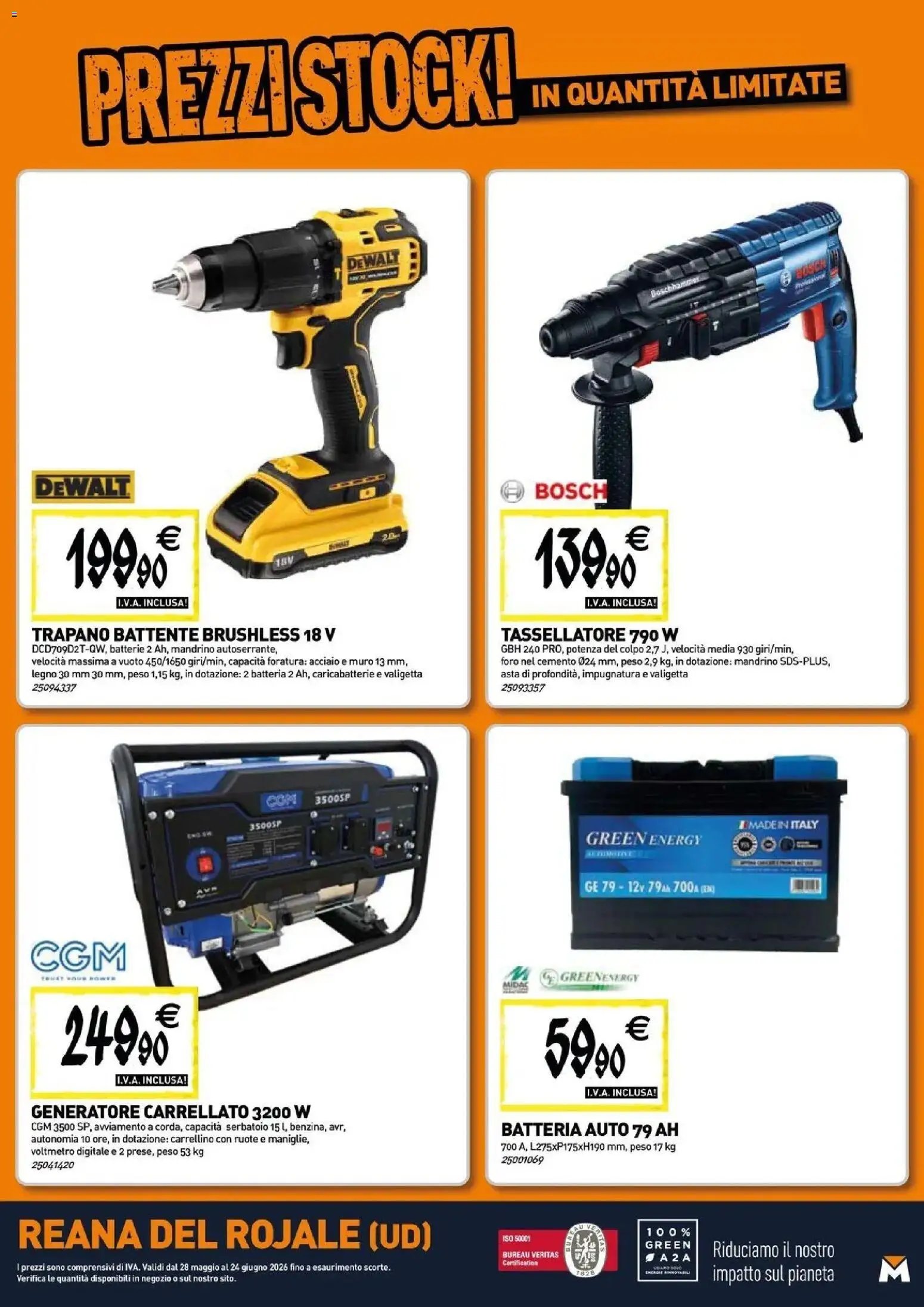 TECNOMAT volantino dal 27/05/2026 Straordinari prezzi stock!