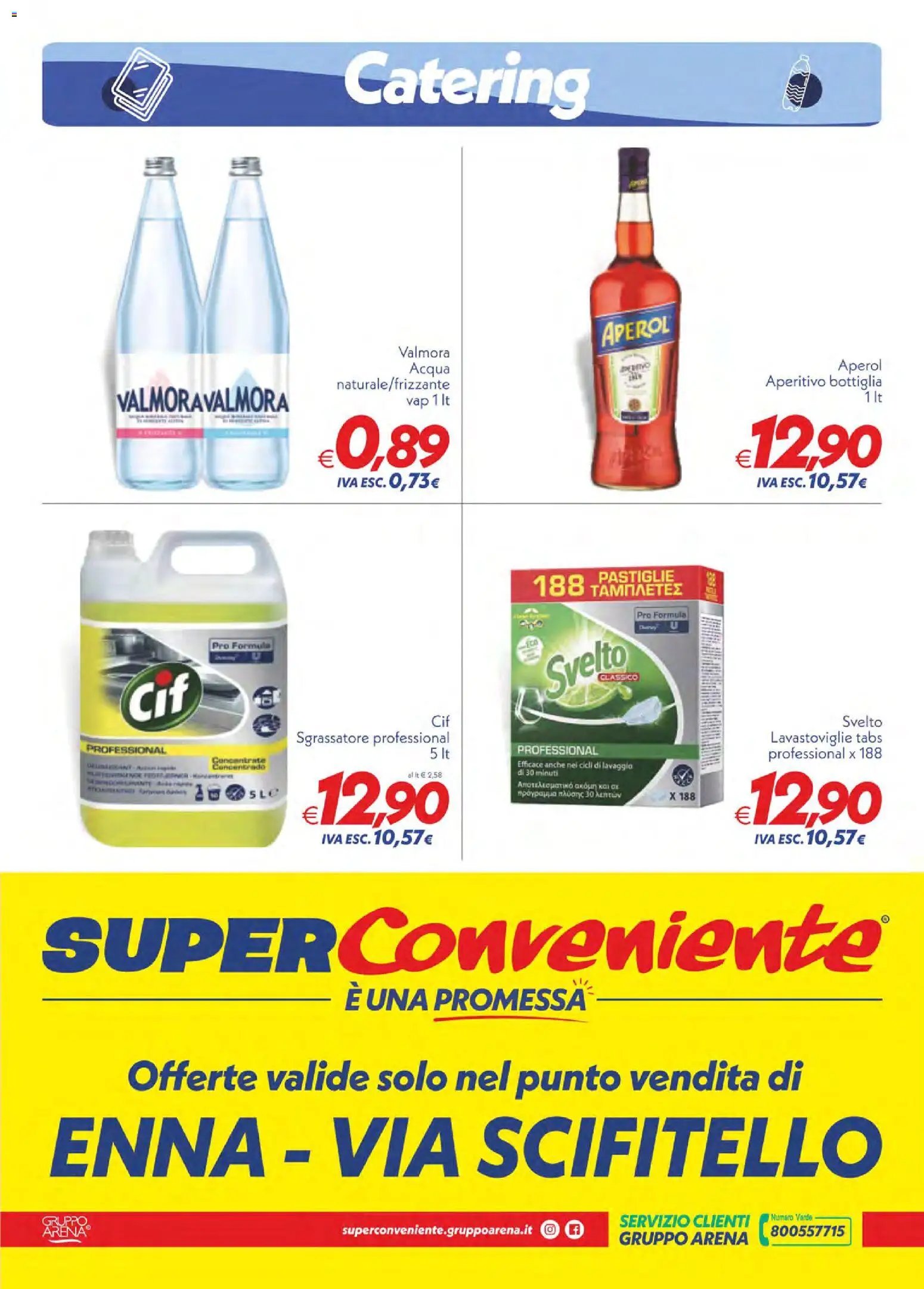 SuperConveniente volantino dal 19/06/2026 SuperConveniente volantino Catering Enna, Misterbianco