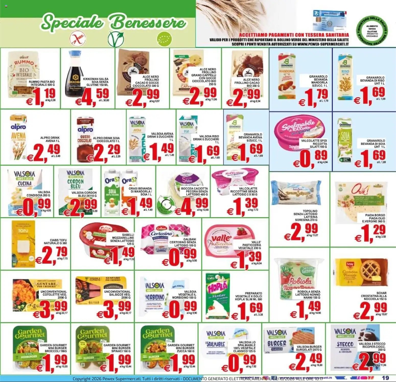 Pewex volantino dal 02/10/2026 Pewex volantino via Rubicone