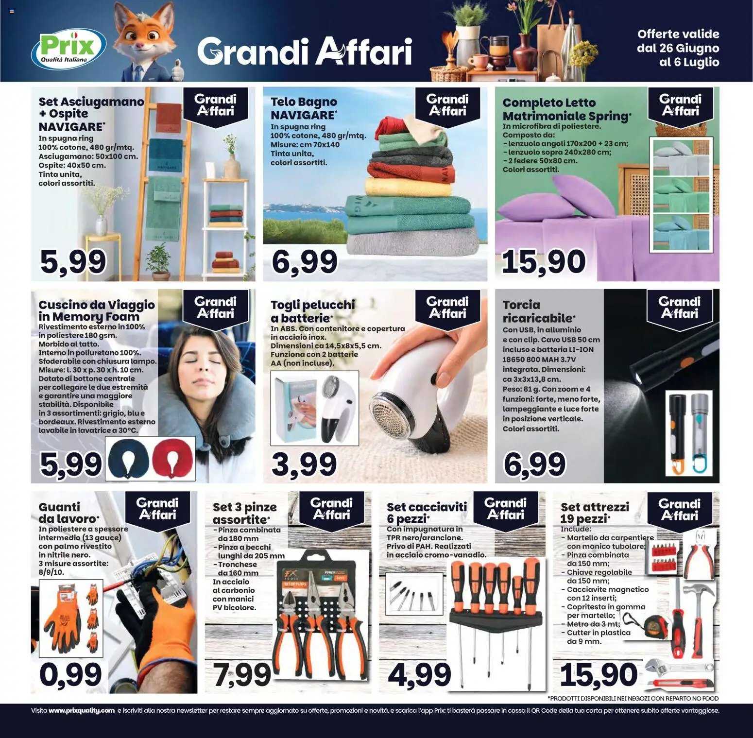 Prix volantino dal 26/06/2026 Prix volantino Verona