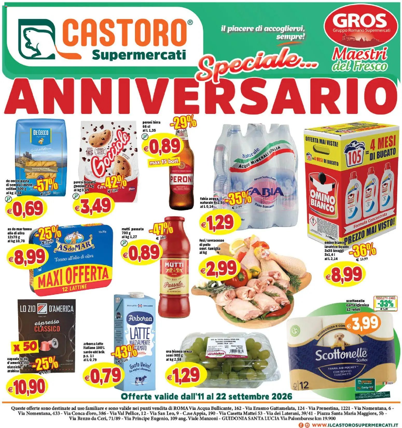 Il Castoro volantino dal 11/09/2026 Il Castoro volantino