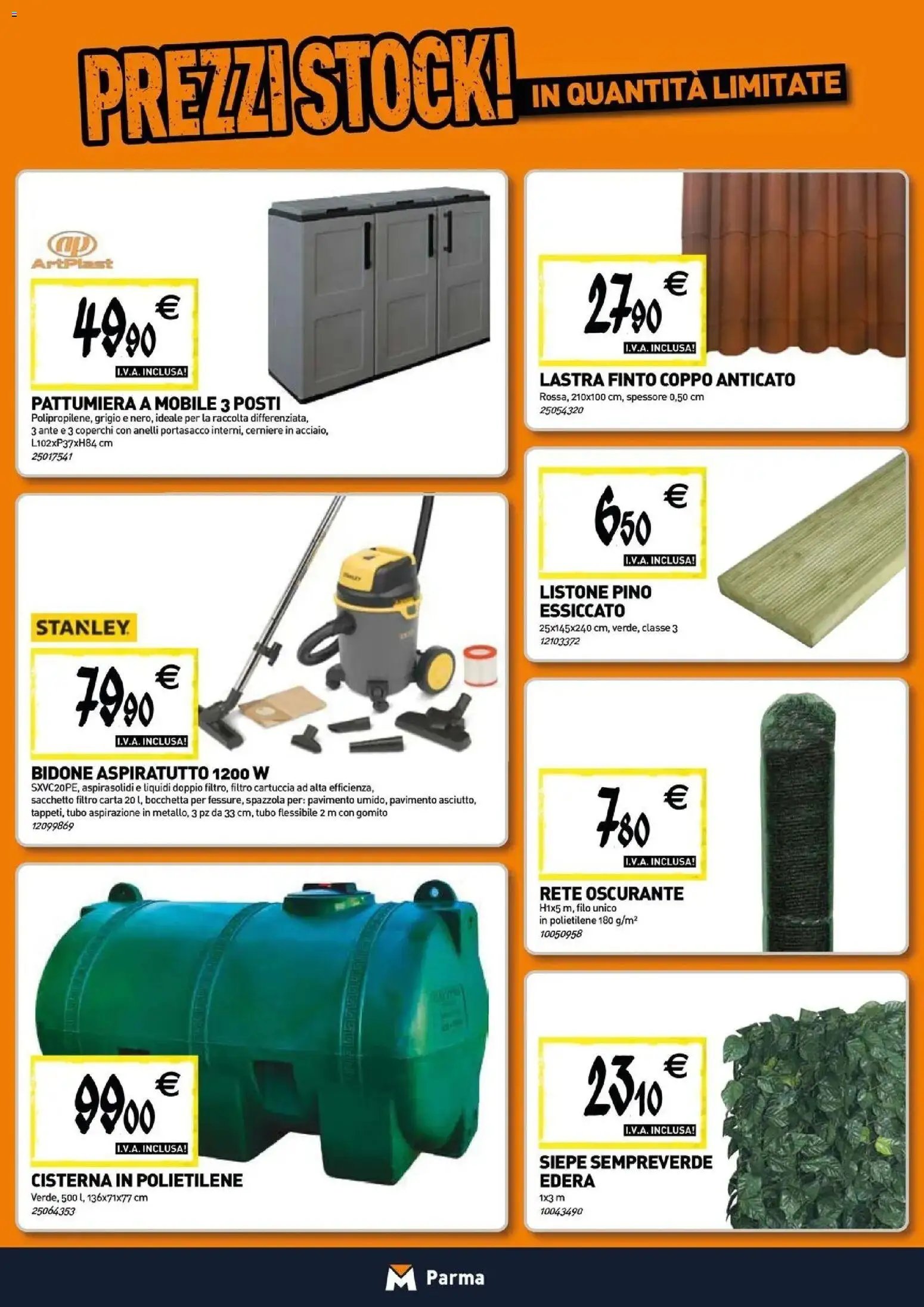 TECNOMAT volantino dal 24/06/2026 Straordinari prezzi stock!