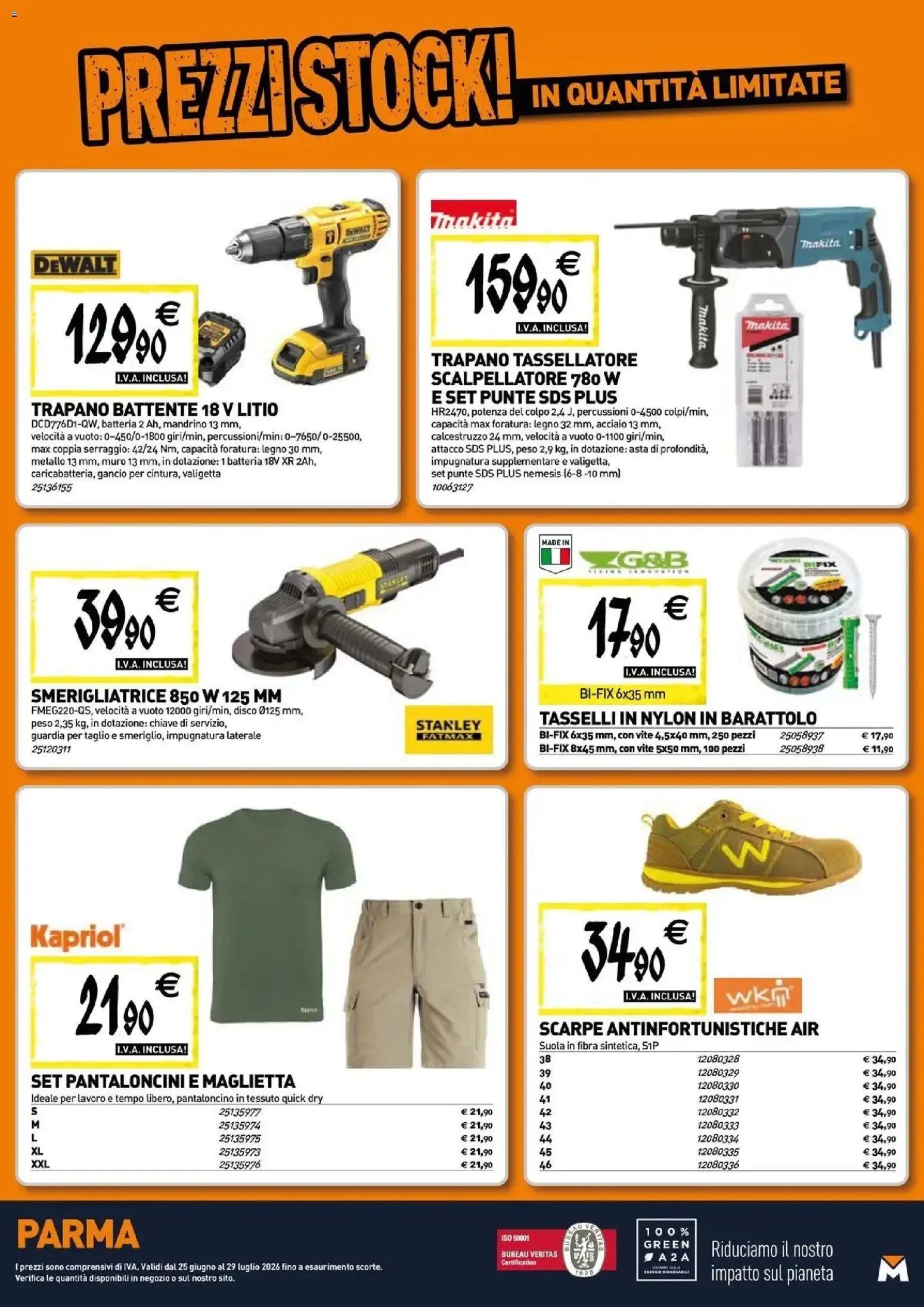 TECNOMAT volantino dal 24/06/2026 Straordinari prezzi stock!