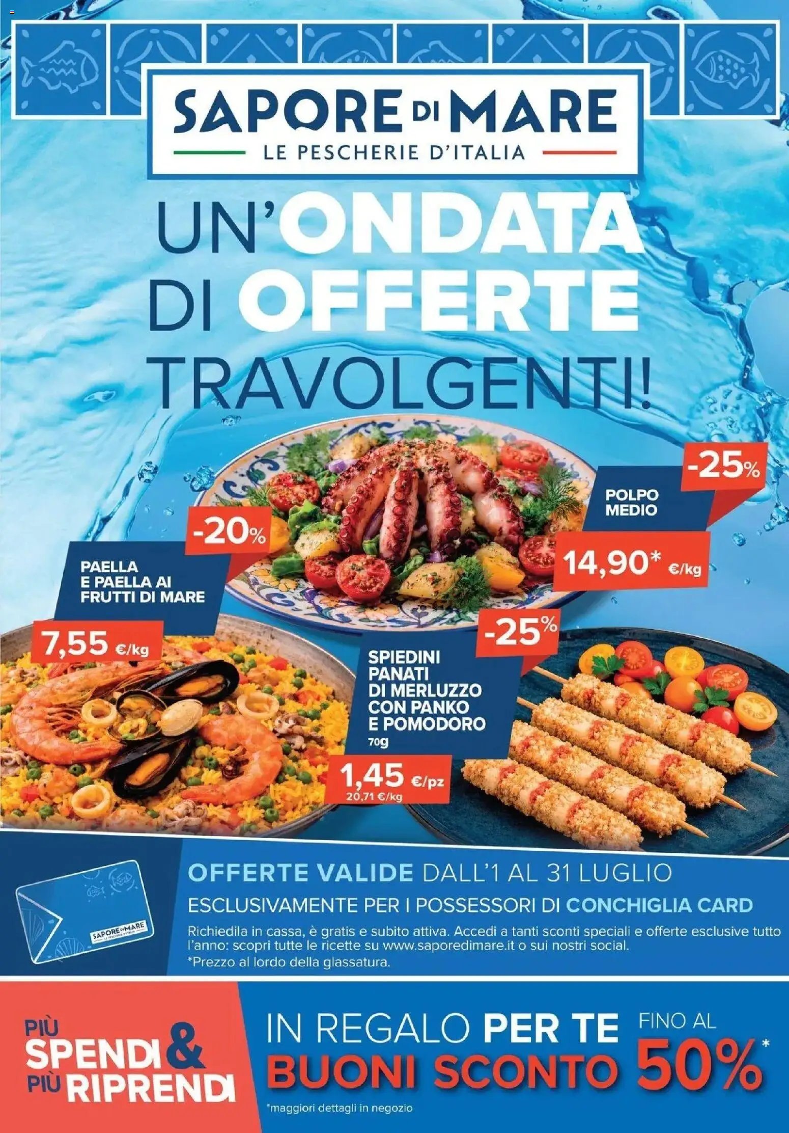 Sapore di mare volantino dal 01/07/2026 Un'ondata di offerte travolgenti!