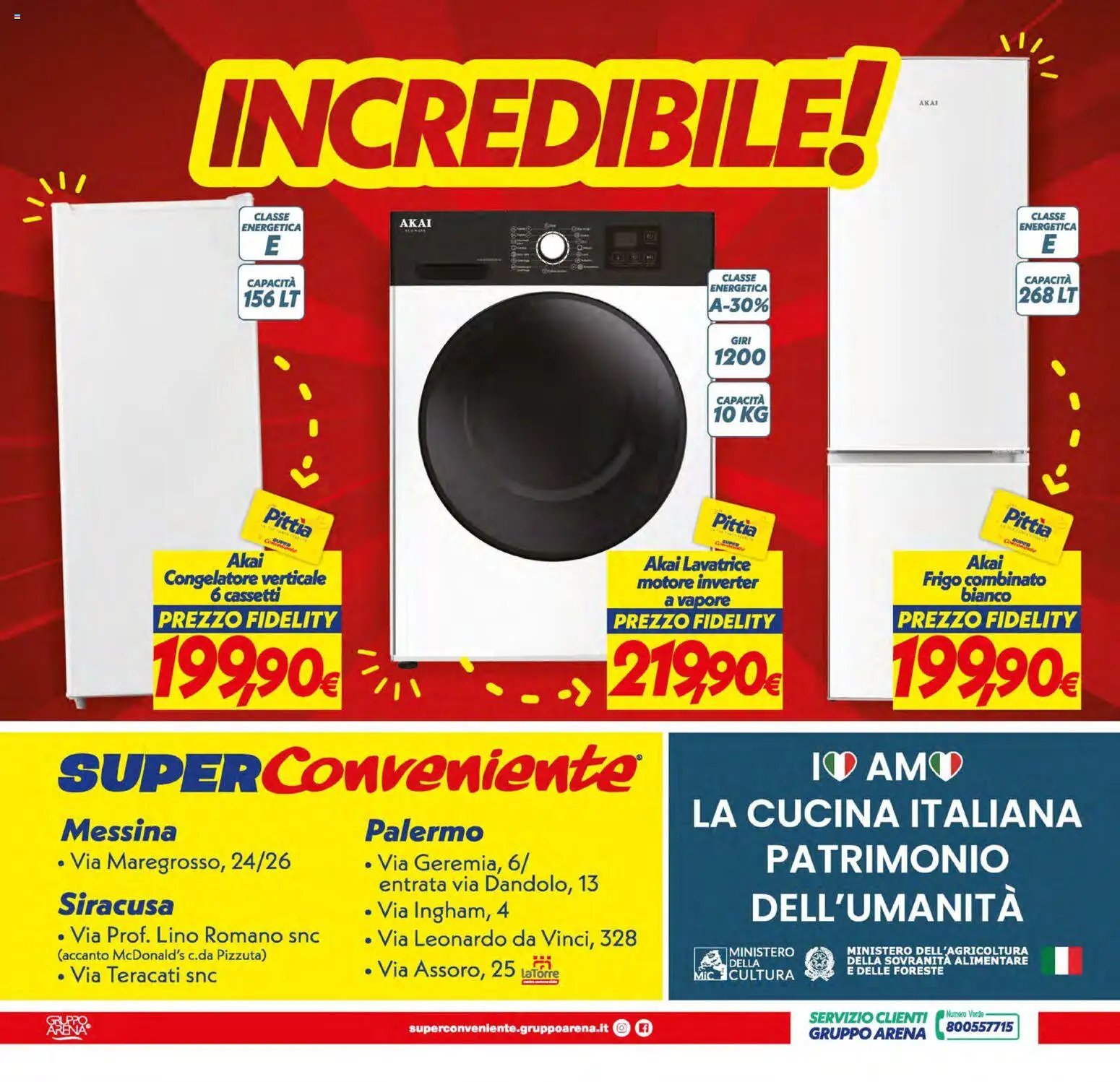 SuperConveniente volantino dal 19/06/2026 SuperConveniente volantino Messina, Siracusa, Palermo