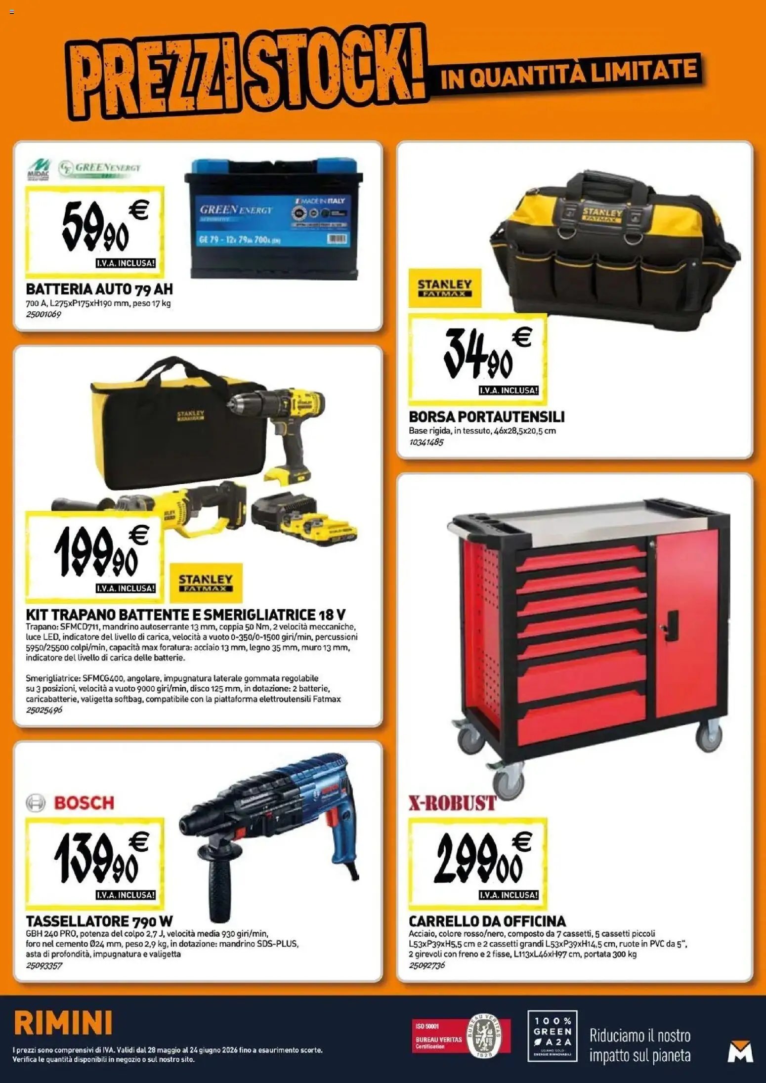 TECNOMAT volantino dal 27/05/2026 Straordinari prezzi stock!