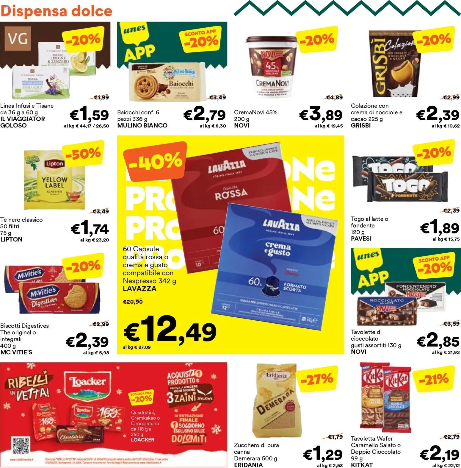 Unes volantino dal 16/02/2026 Attuale volantino (2026-02-16 - 2026-02-26)